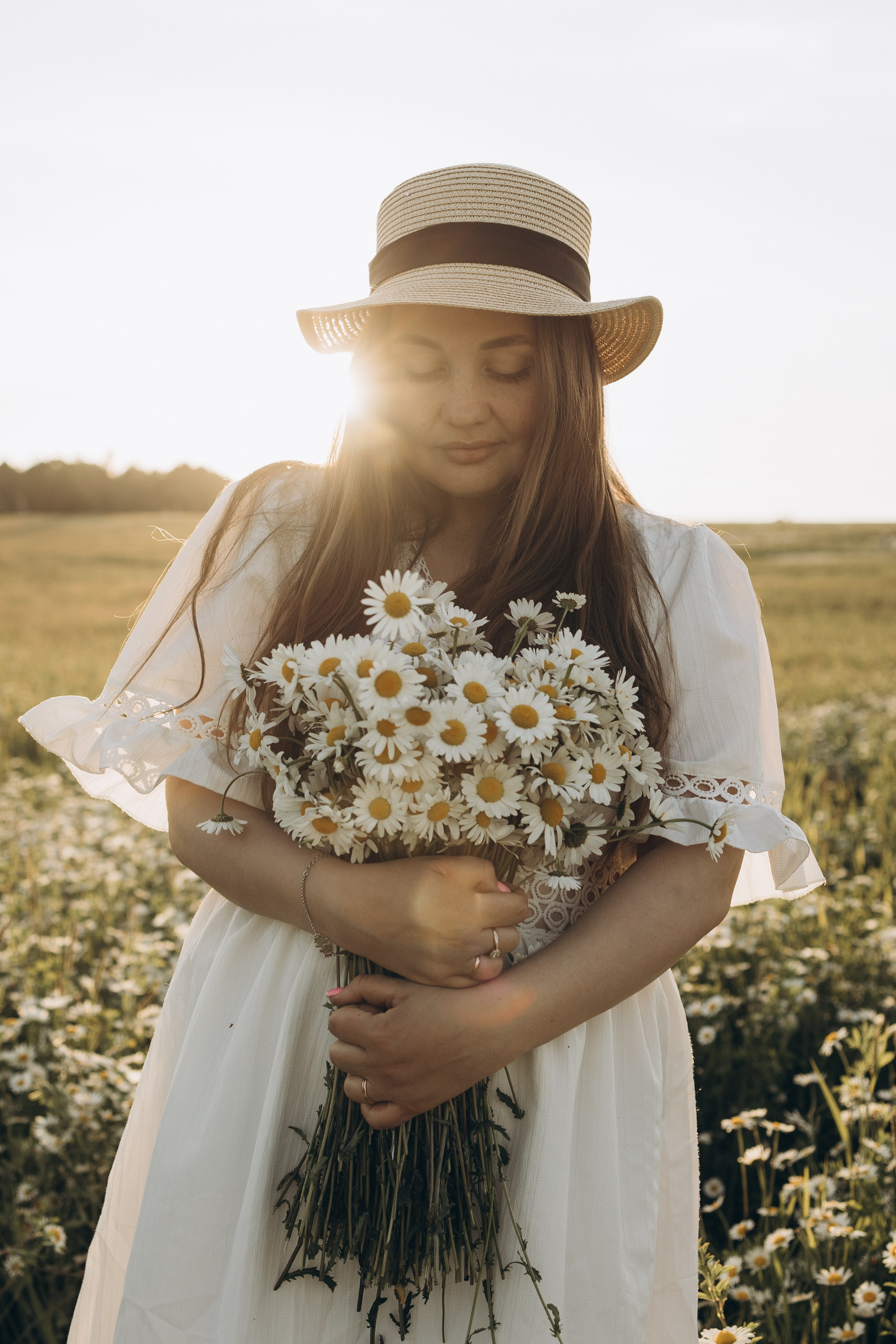 Маша и ромашки. Семейный фотограф в Москве Виктория Ястребинская