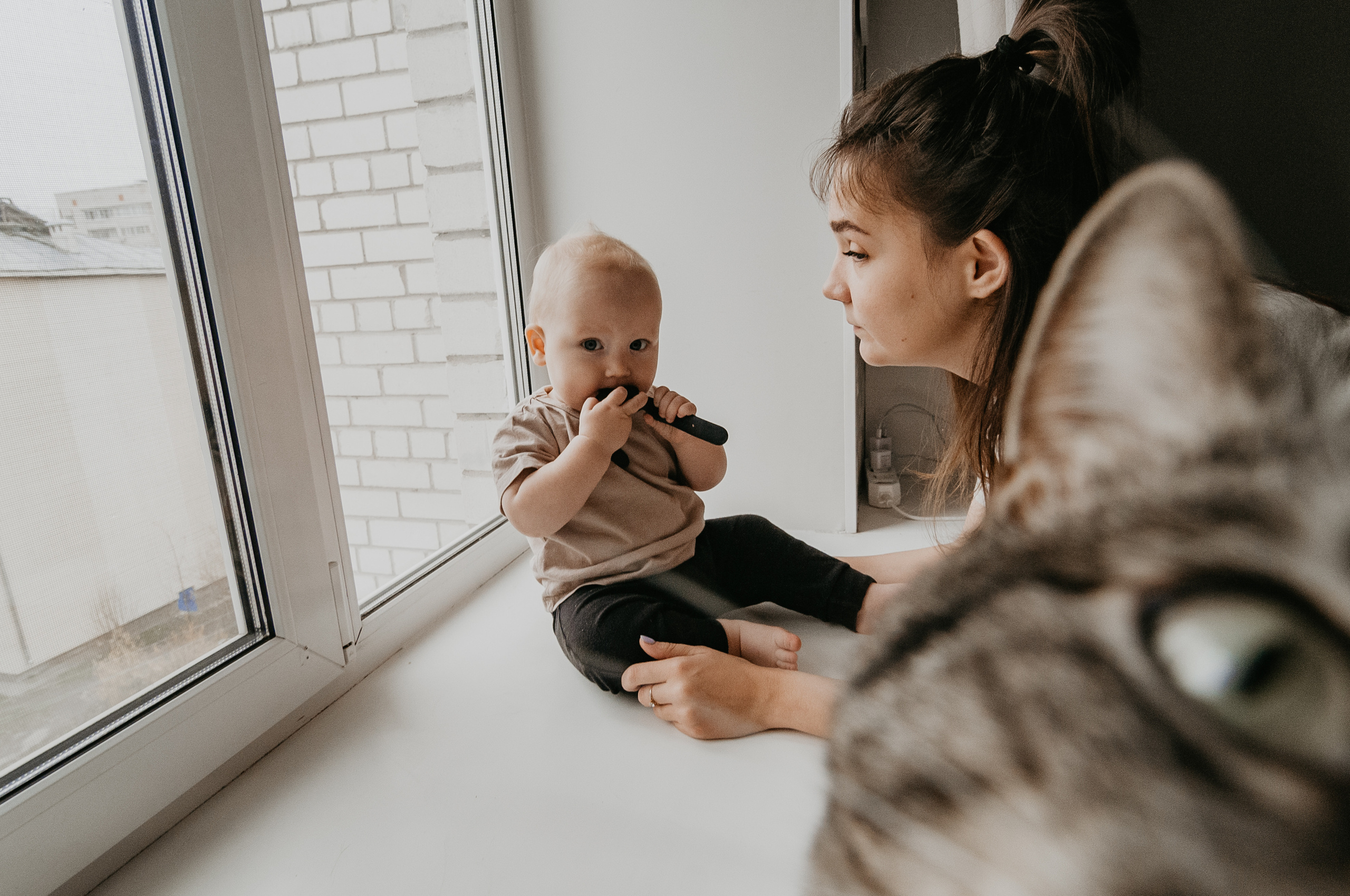 Домашняя семейная съёмка для Алины и Матвея. Свадебный и семейный фотограф г. Ярославль Савинская Анастасия