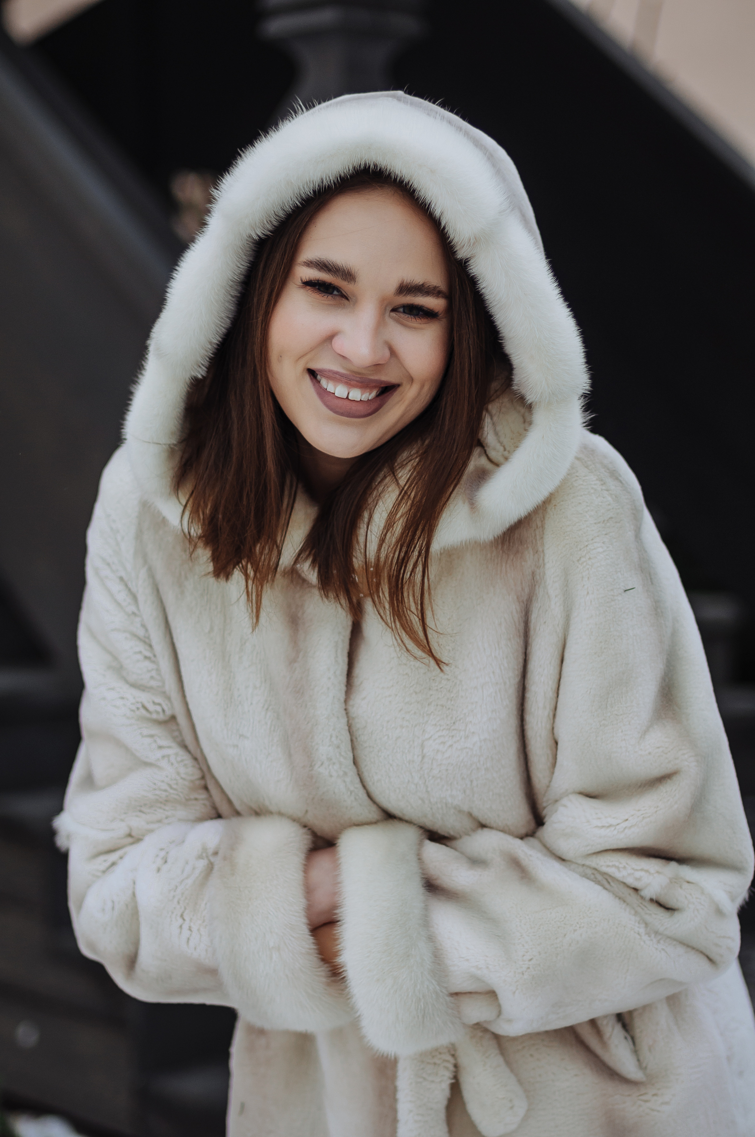 Портретная съёмка зимой для Натали. Свадебный и семейный фотограф г. Ярославль Савинская Анастасия