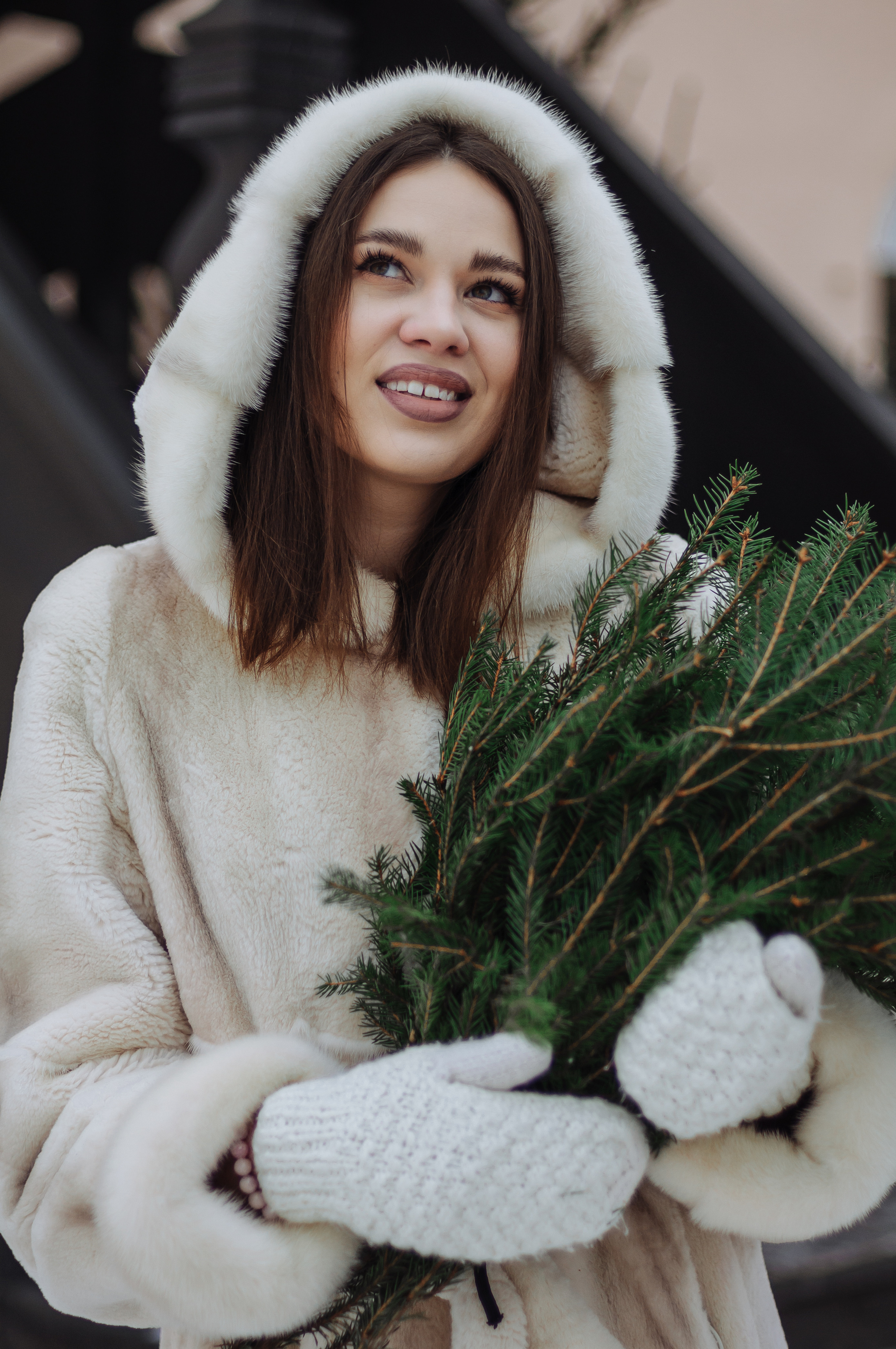 Портретная съёмка зимой для Натали. Свадебный и семейный фотограф г. Ярославль Савинская Анастасия