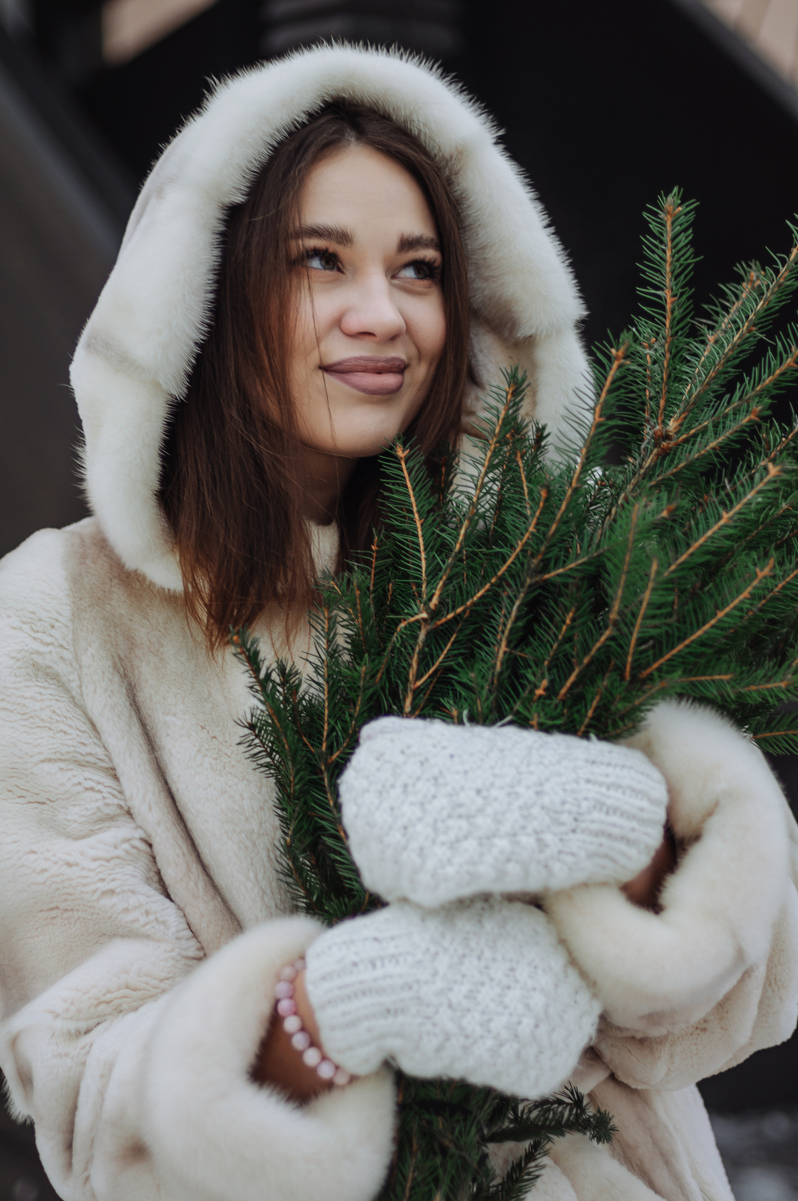 Портретная съёмка зимой для Натали. Свадебный и семейный фотограф г. Ярославль Савинская Анастасия