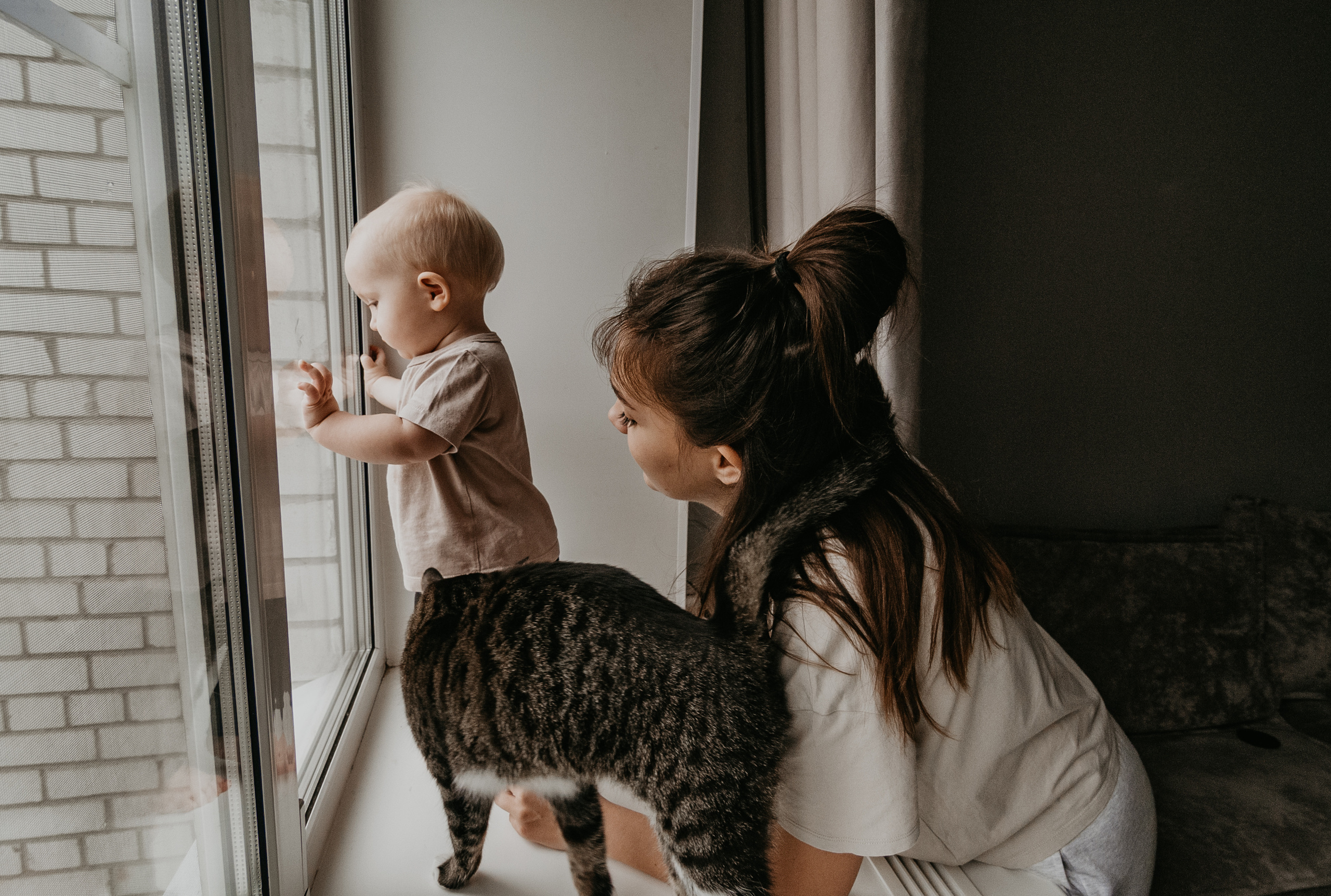 Домашняя семейная съёмка для Алины и Матвея. Свадебный и семейный фотограф г. Ярославль Савинская Анастасия