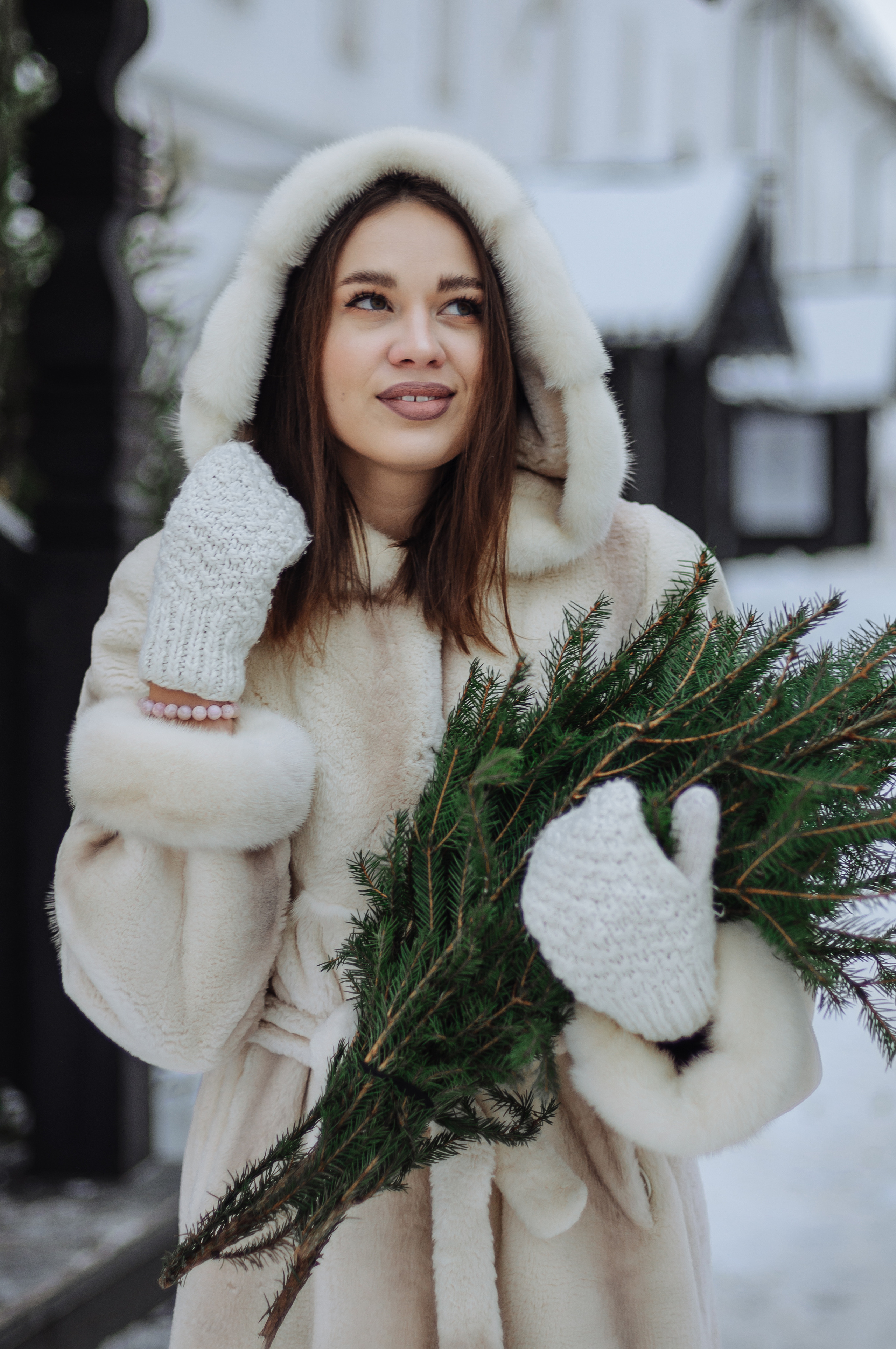 Портретная съёмка зимой для Натали. Свадебный и семейный фотограф г. Ярославль Савинская Анастасия