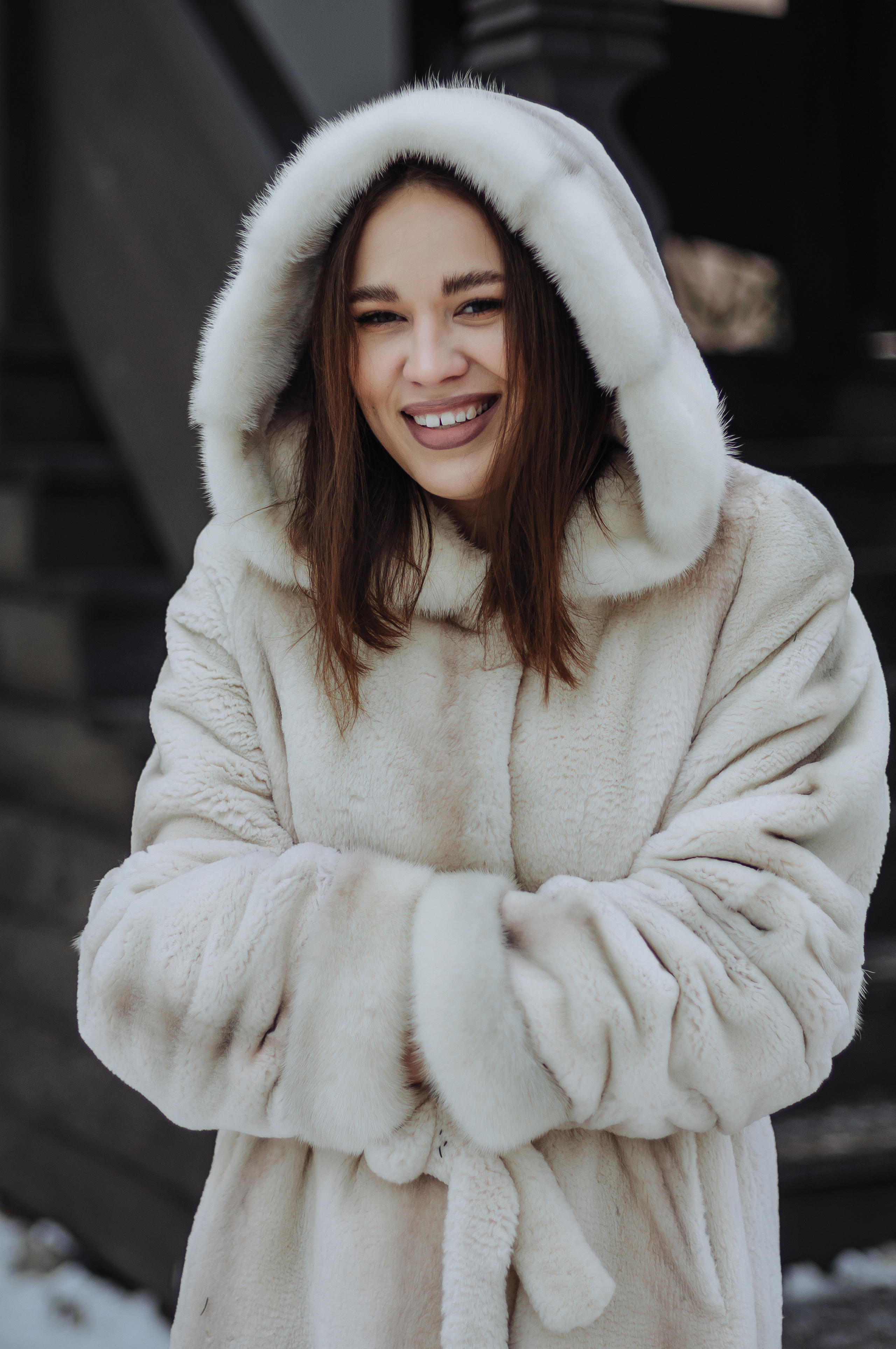 Портретная съёмка зимой для Натали. Свадебный и семейный фотограф г. Ярославль Савинская Анастасия