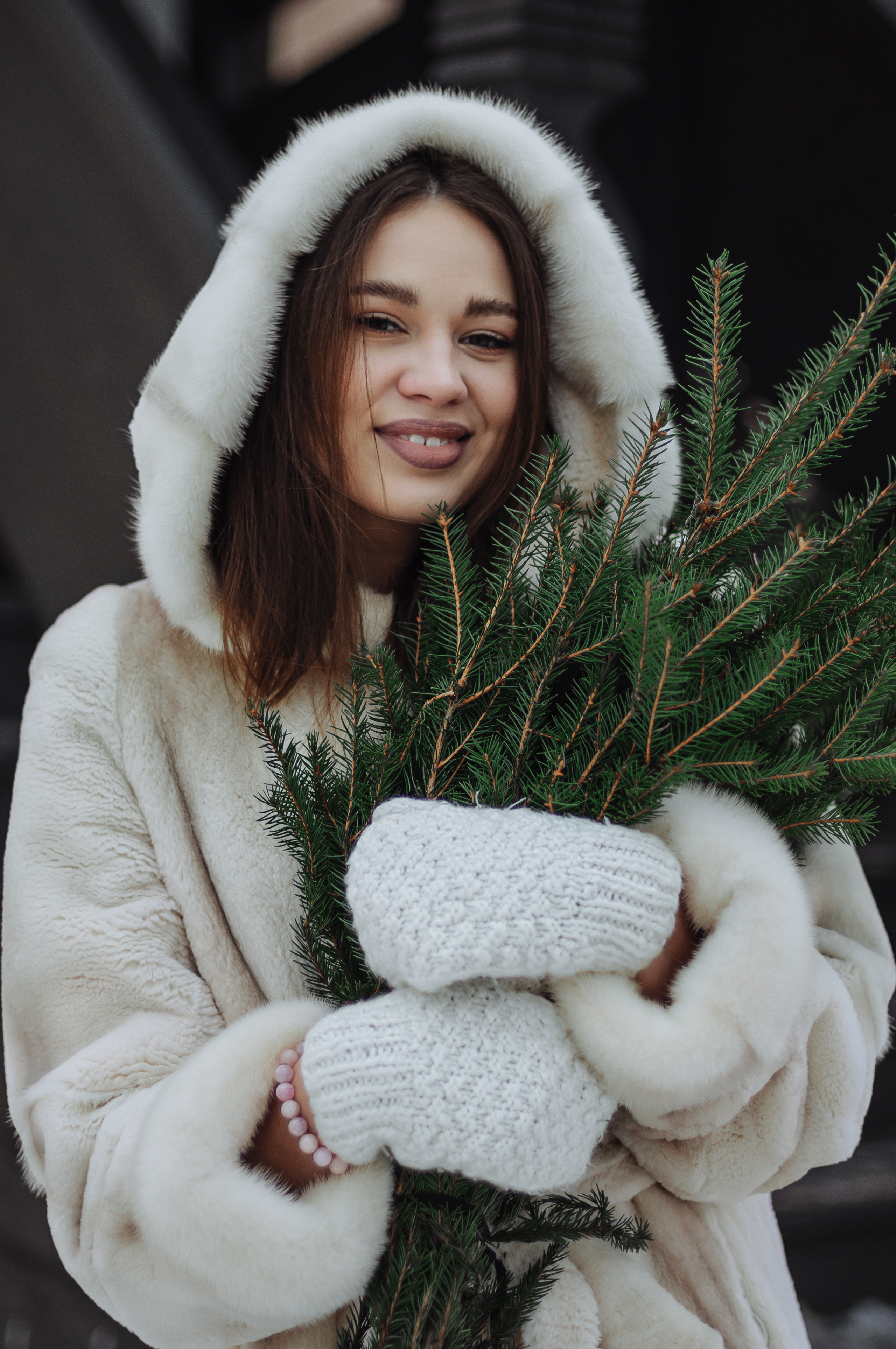 Портретная съёмка зимой для Натали. Свадебный и семейный фотограф г. Ярославль Савинская Анастасия