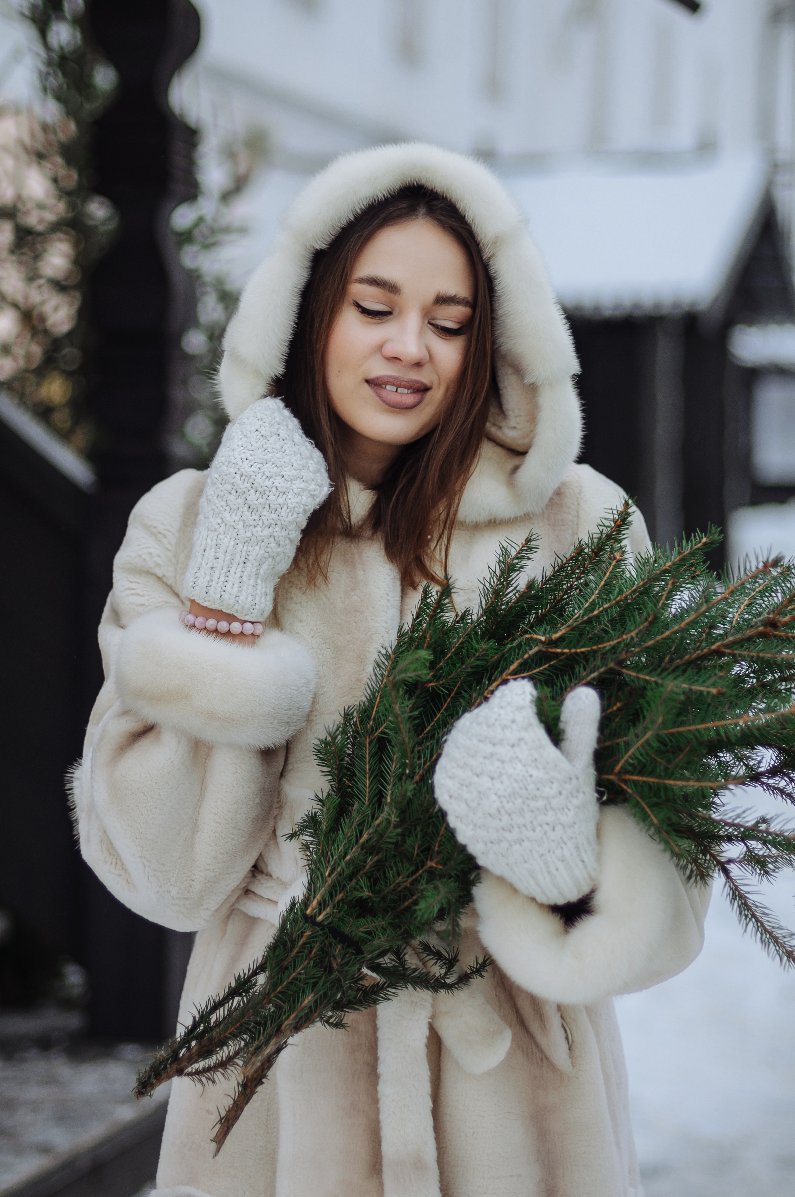 Портретная съёмка зимой для Натали. Свадебный и семейный фотограф г. Ярославль Савинская Анастасия