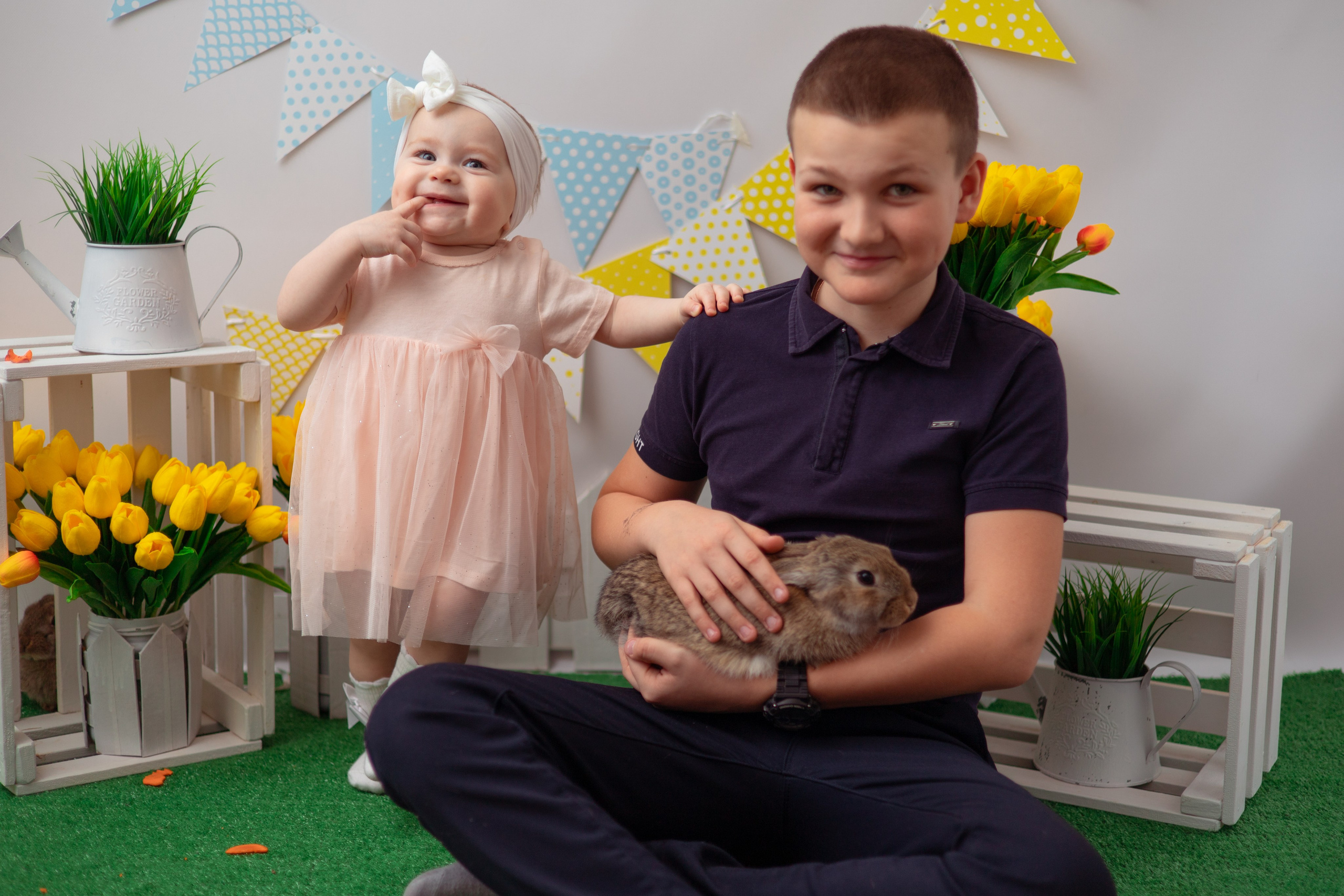 Злата кролики. Семейный и детский фотограф в Михайловке Татьяна Лестьева