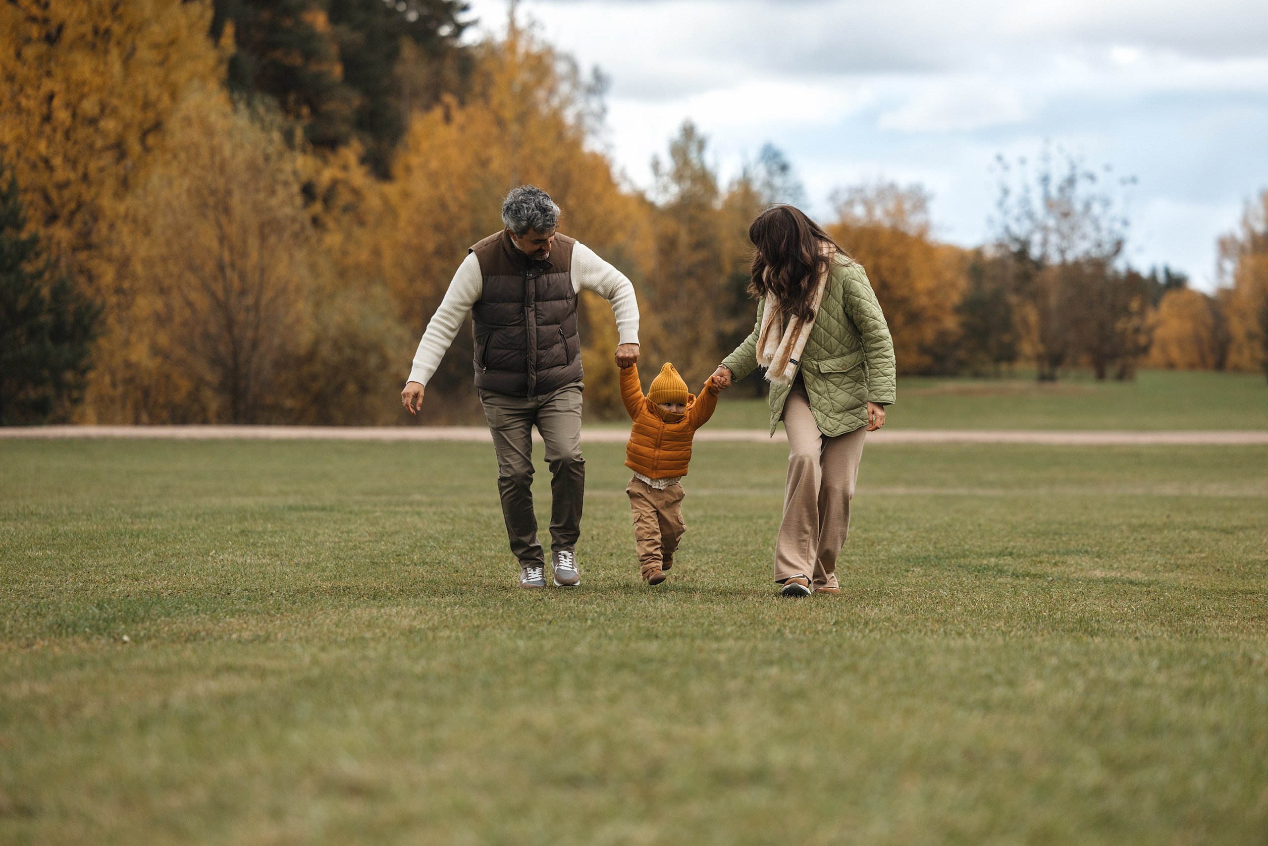 Осенняя семейная съемка. Фотограф Анималист в Москве Анастасия Жучкова