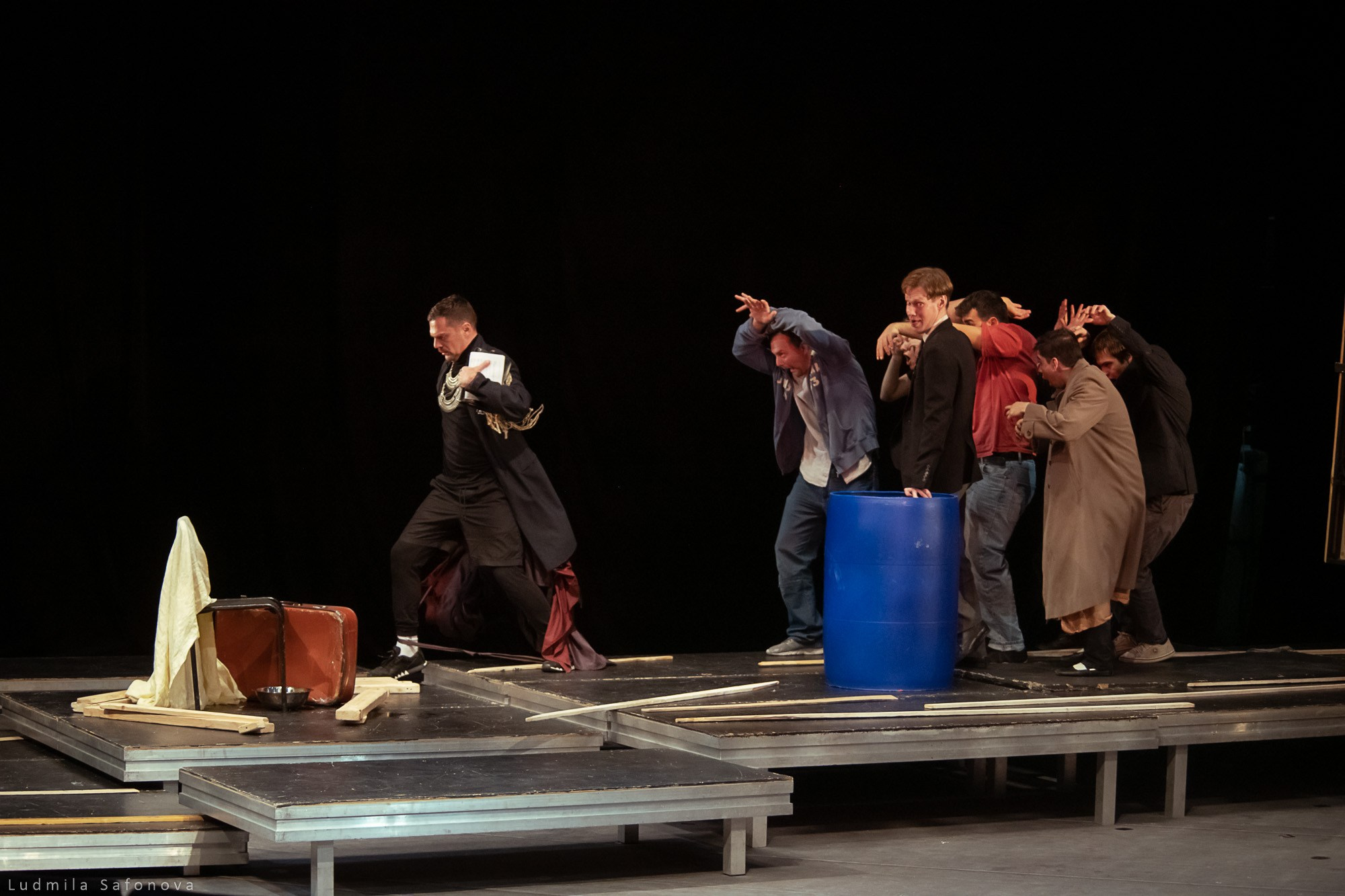 Театр Эрмитаж. Репетиция спектакля «Гамлет. Путь к отцу». Режиссёр Михаил Левитин. Lucytheatre