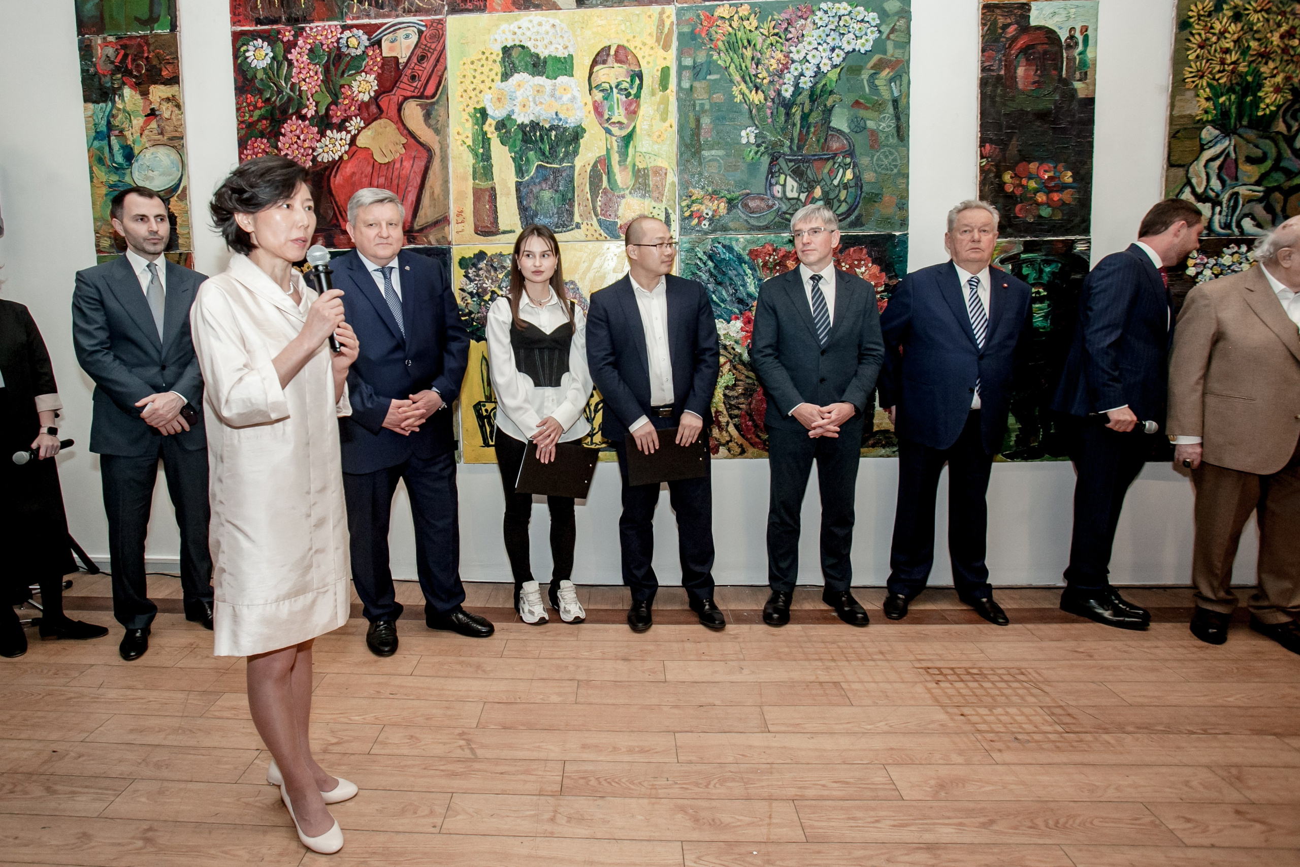 Открытие выставки Зураба Церетели. Art photographer Nino