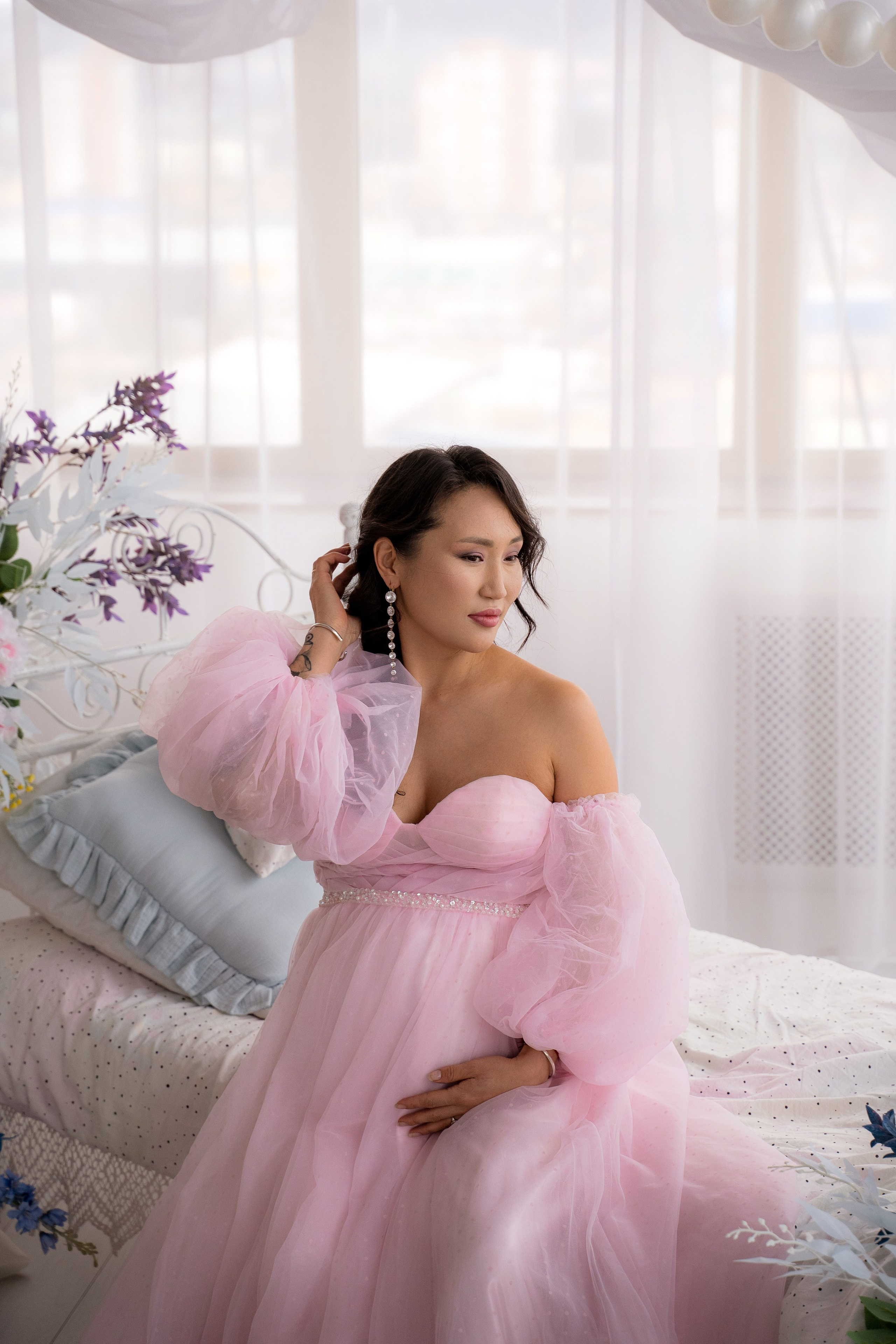 Платья для беременных. Фотостудия Малина в городе Улан-Удэ. Фотограф Ирина Жарникова