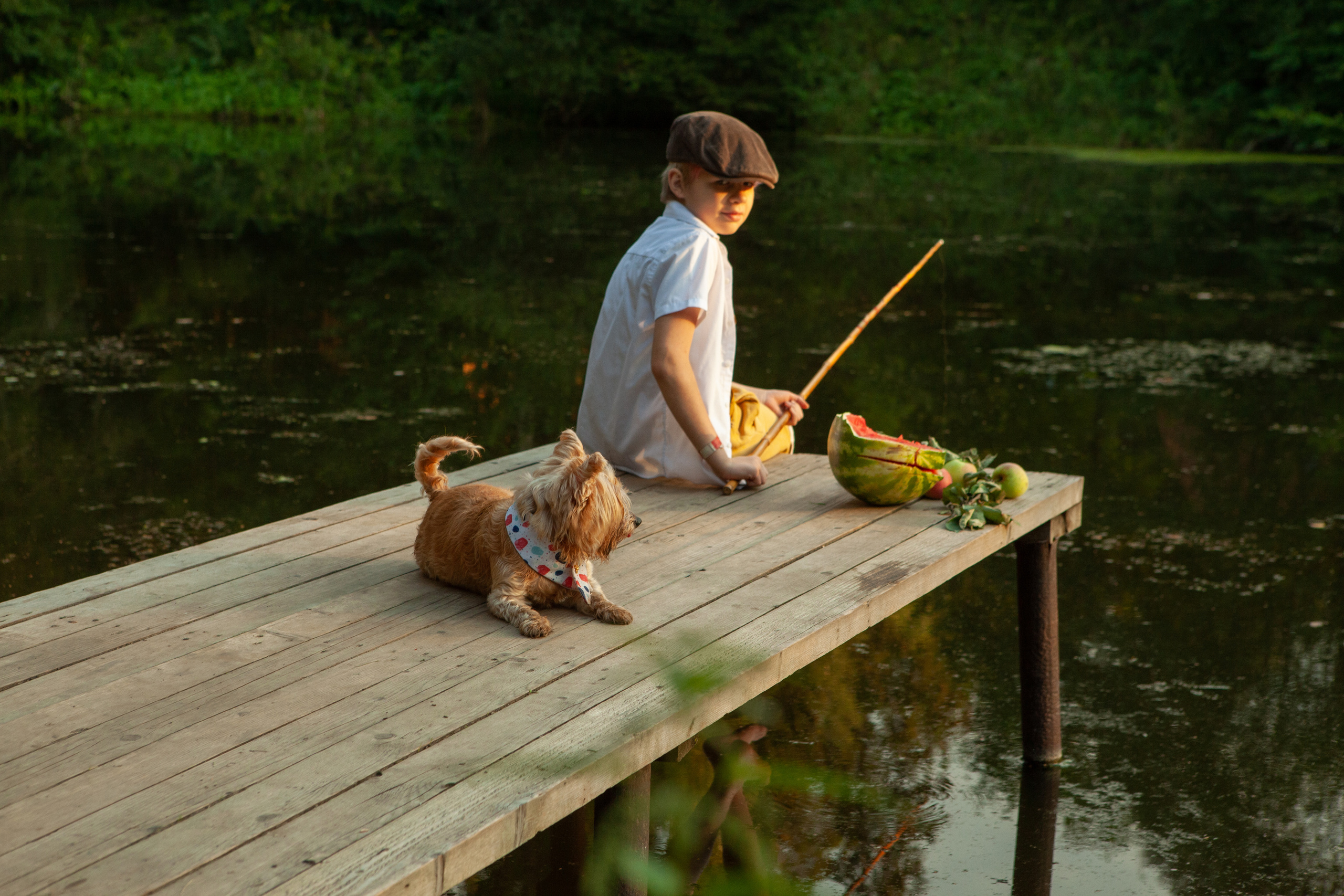 Рыбалка. Индивидуальная фотосъемка в Москве. Гриценюк Регина