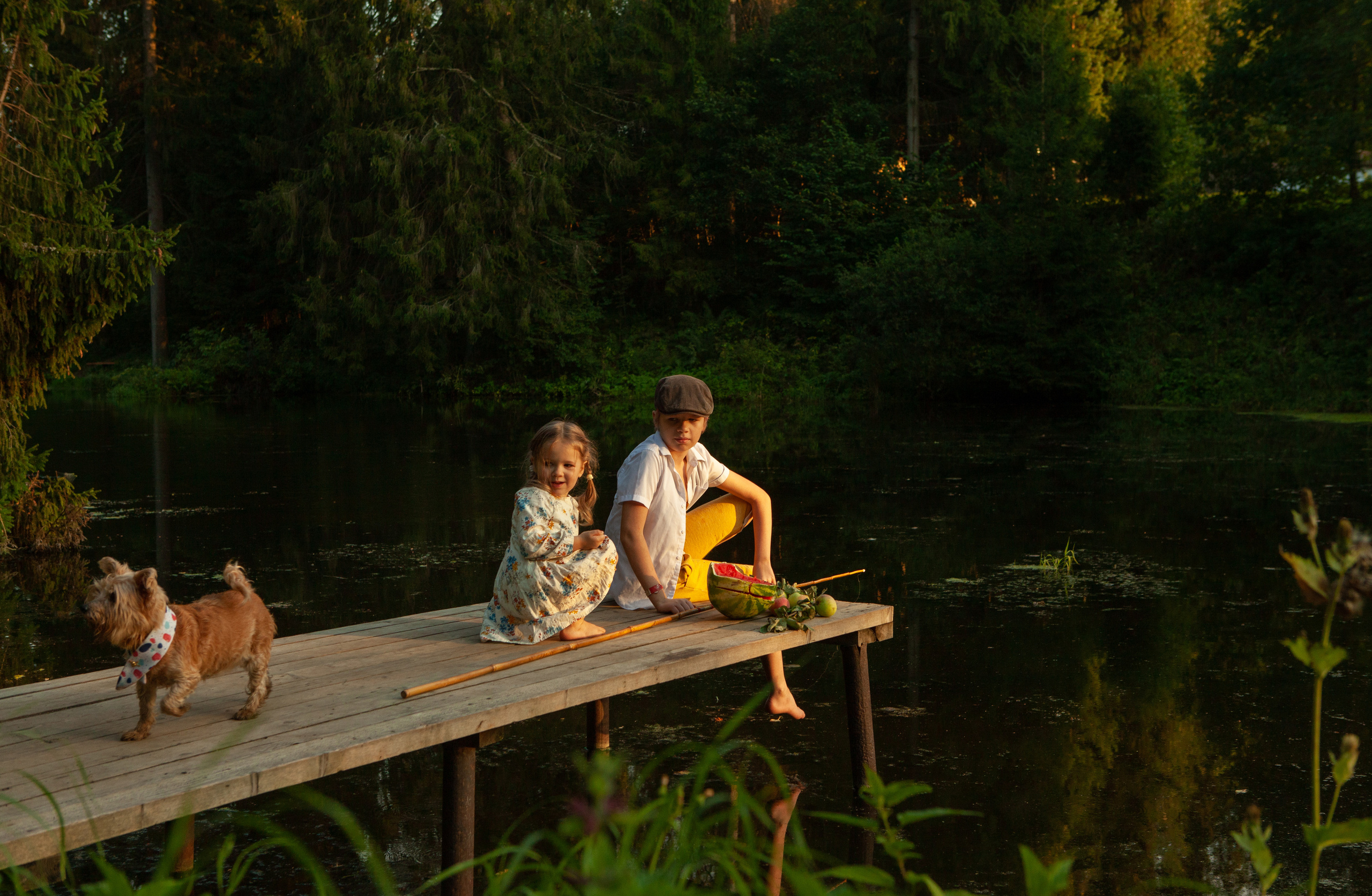 Рыбалка. Индивидуальная фотосъемка в Москве. Гриценюк Регина