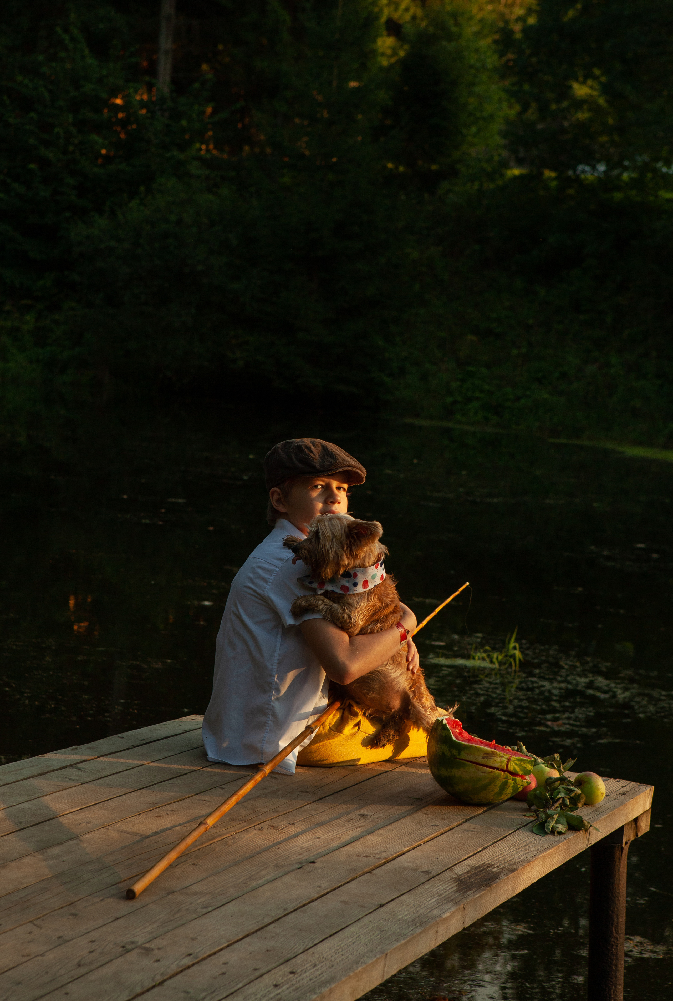 Рыбалка. Индивидуальная фотосъемка в Москве. Гриценюк Регина