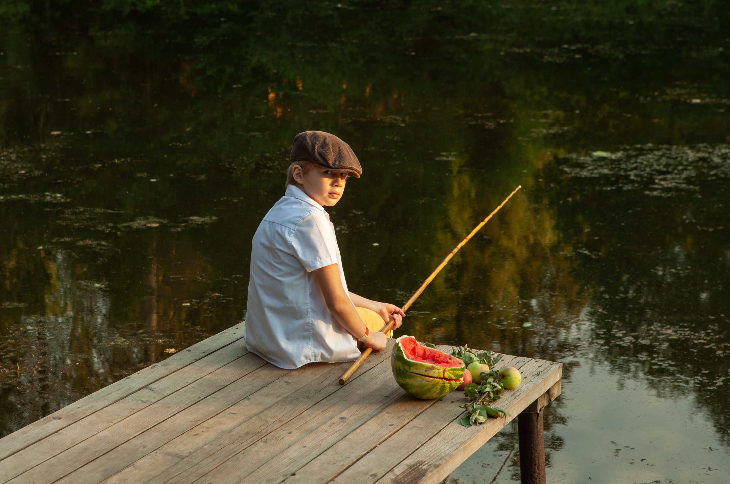 Рыбалка. Индивидуальная фотосъемка в Москве. Гриценюк Регина