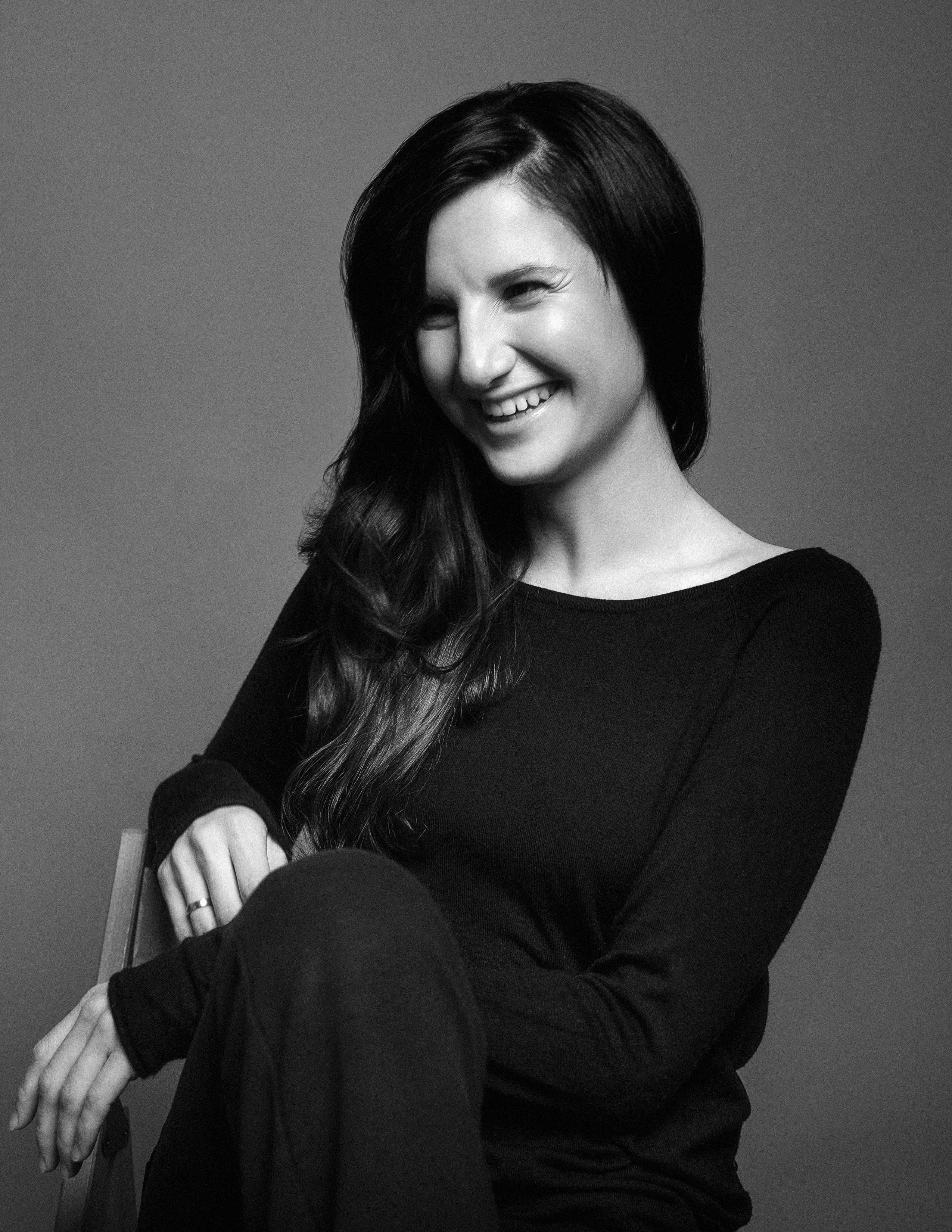 Черно-белые портреты в студии