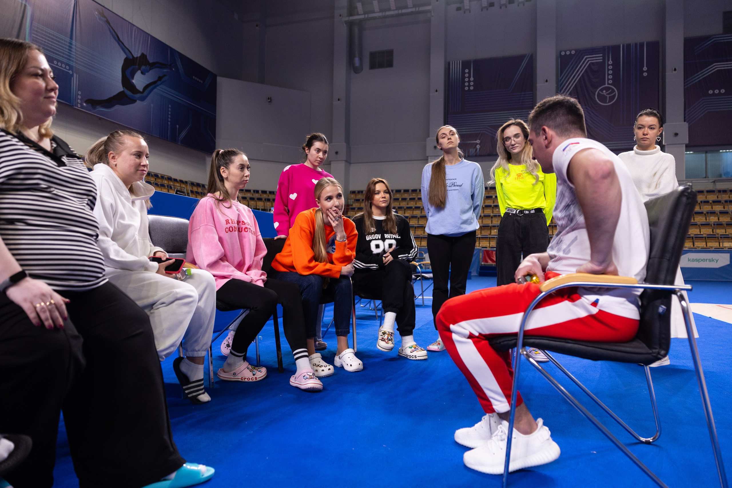 Мастер класс хореографа сборной России по художественной гимнастике Кирилла Баркана. Спортивный репортажный фотограф Казань Нафис Сиразетдинов