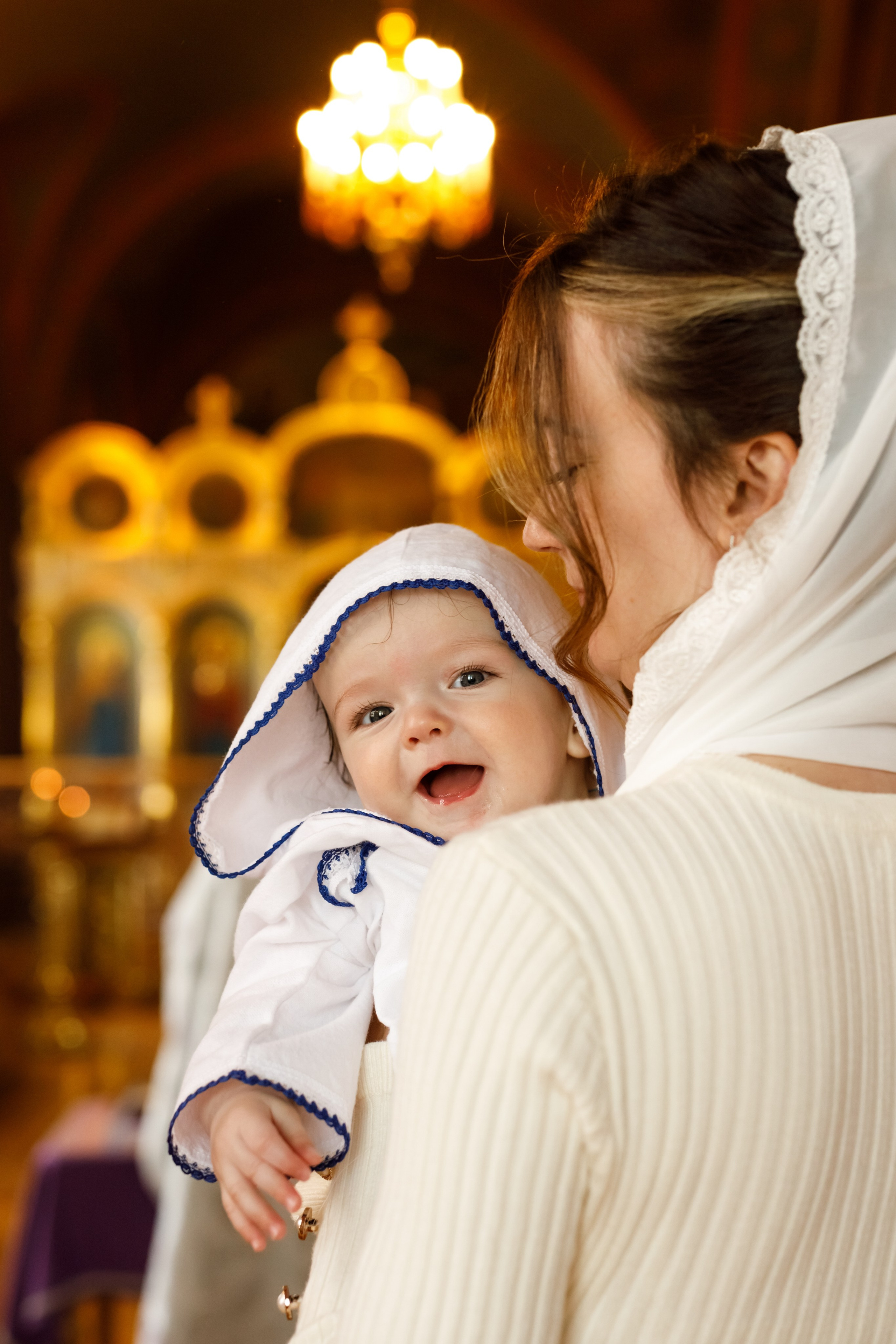 Крещение Николая. Семейный и детский фотограф в Краснодаре Элона Литвинова