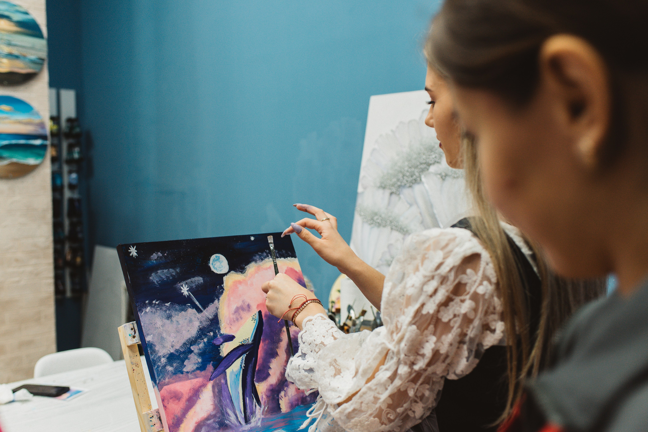 Арт-вечеринка у Екатерины. Сайт портфолио