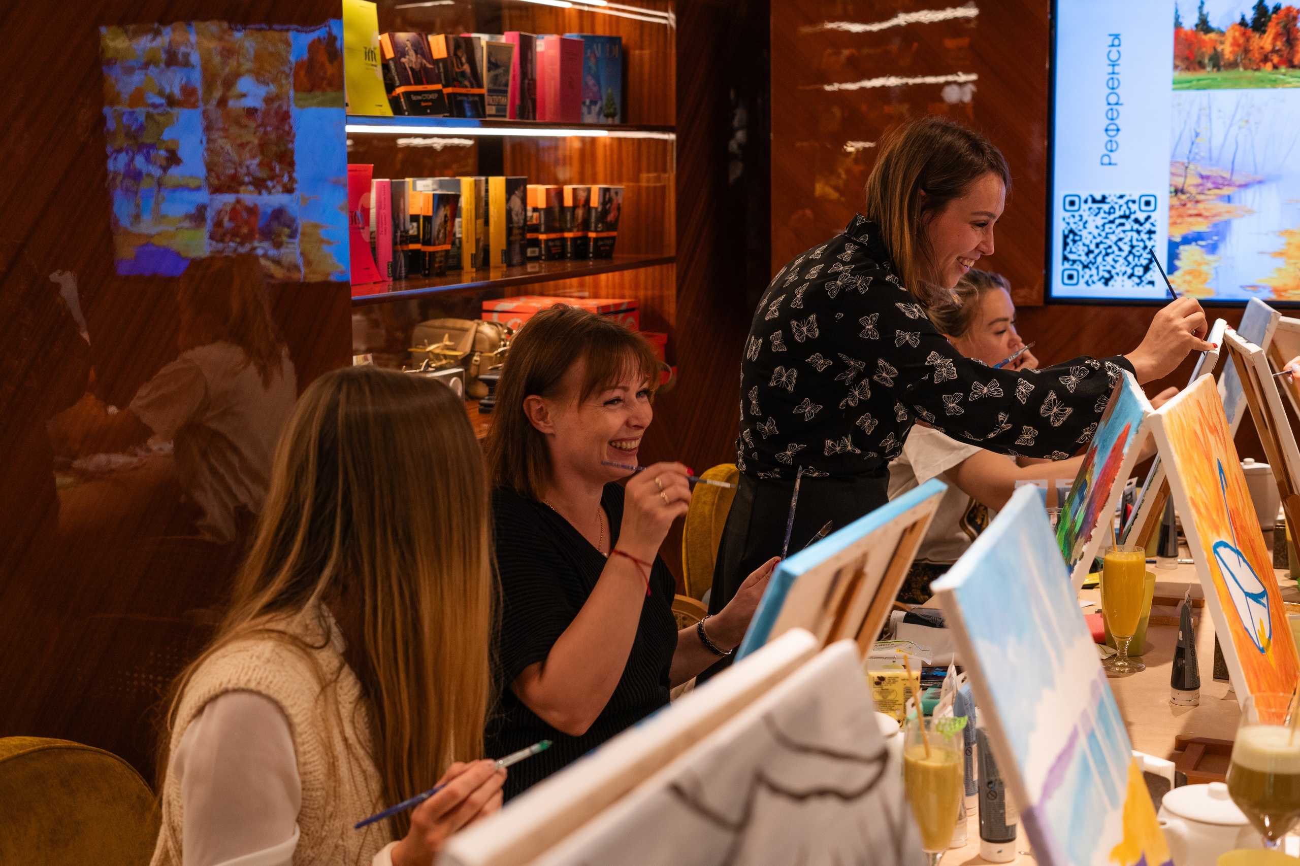 Корпоратив Teach Me Art 3. Портретный фотограф в Москве и Санкт-Петербурге Арина Чех