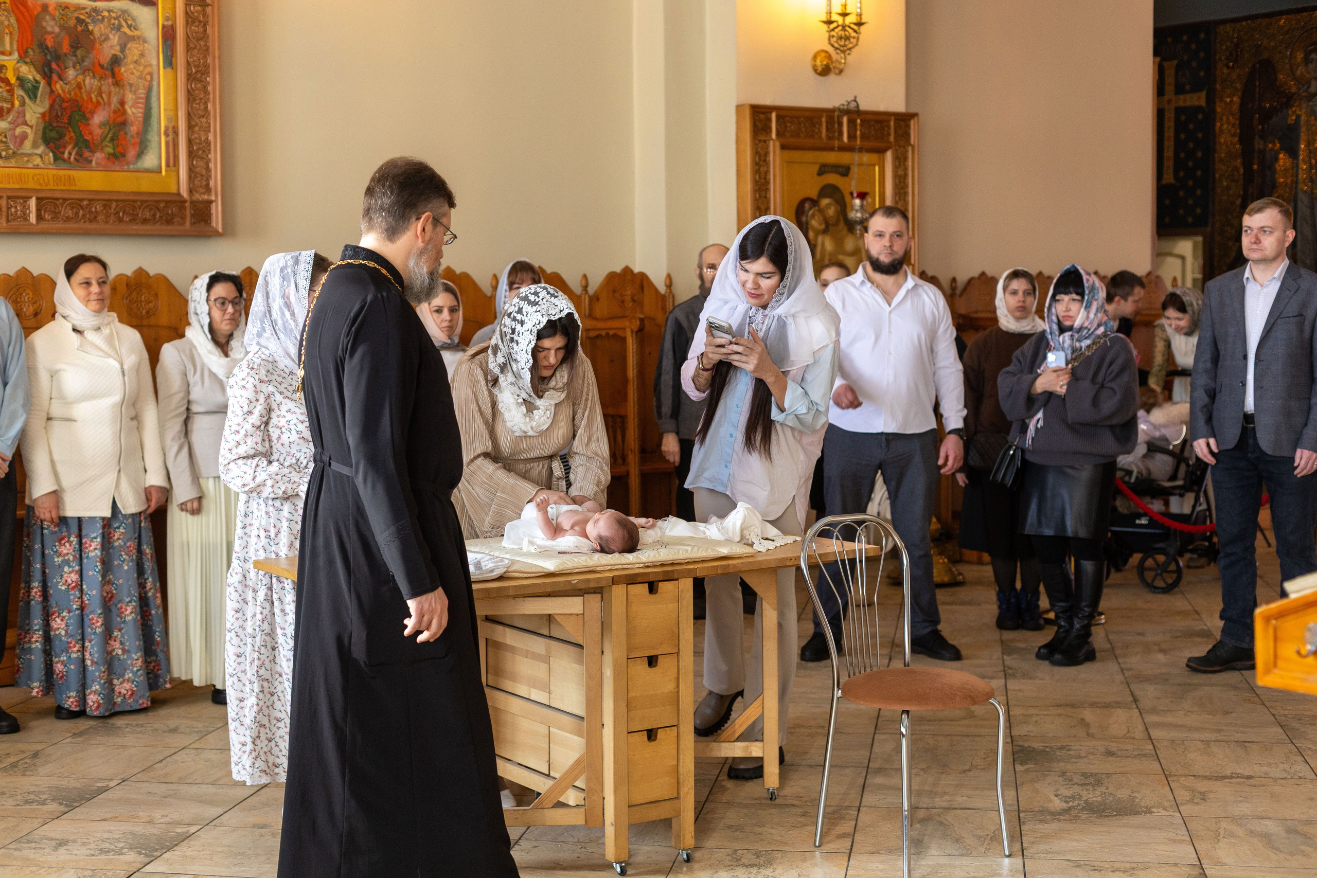 Крещение Милании. Семейный и детский фотограф Анна Петракова