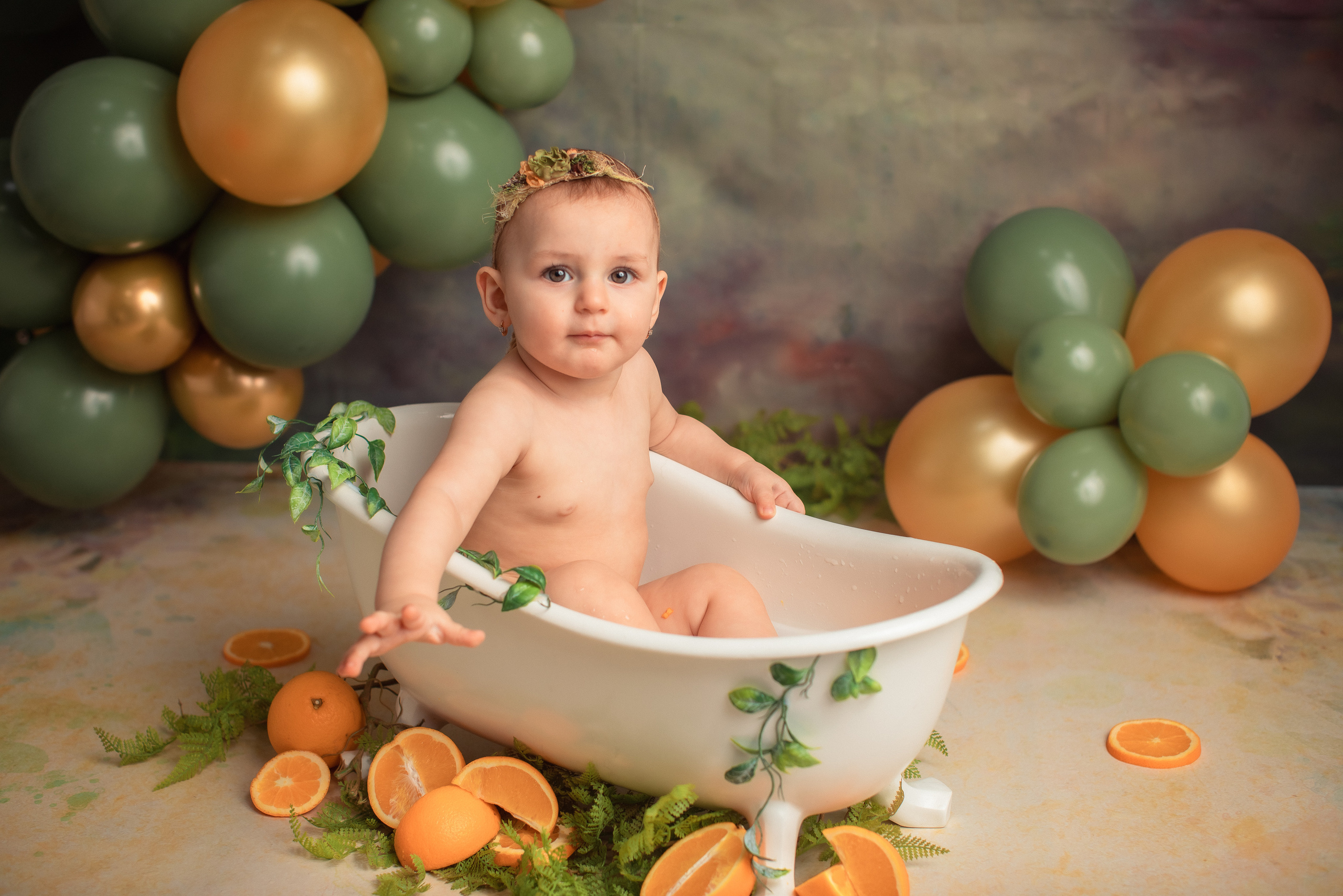 Молочные ванночки (доплата 1000 руб). Фотограф новорождённых и детей до года на КМВ