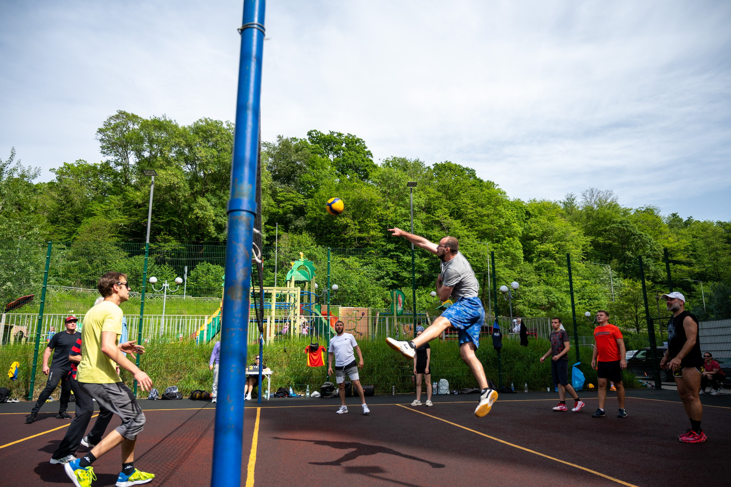 Турнир по Волейболу. Фотографирую счастливых людей в Сочи