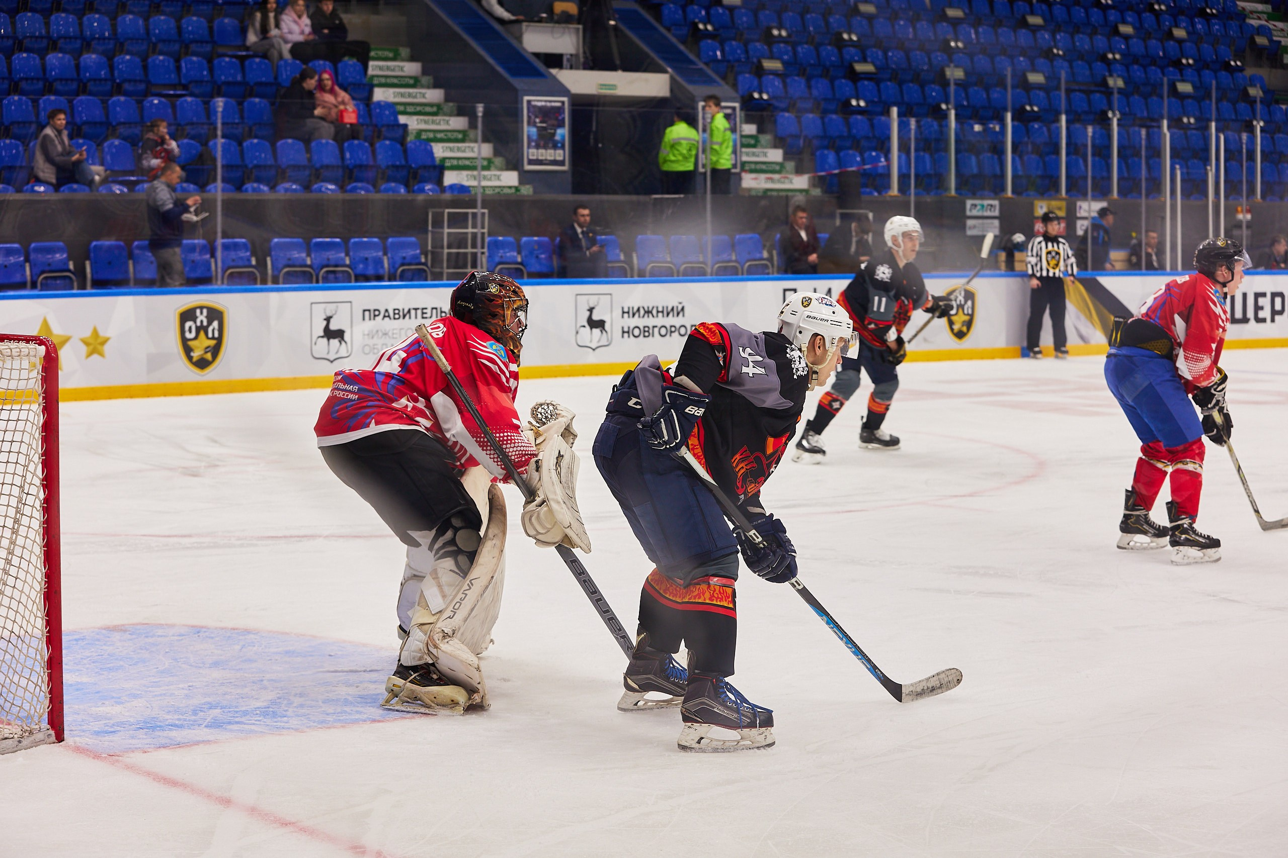 Репортаж. Офицерская хоккейная лига 2025 год. Спортивный фотограф Некрасов Денис