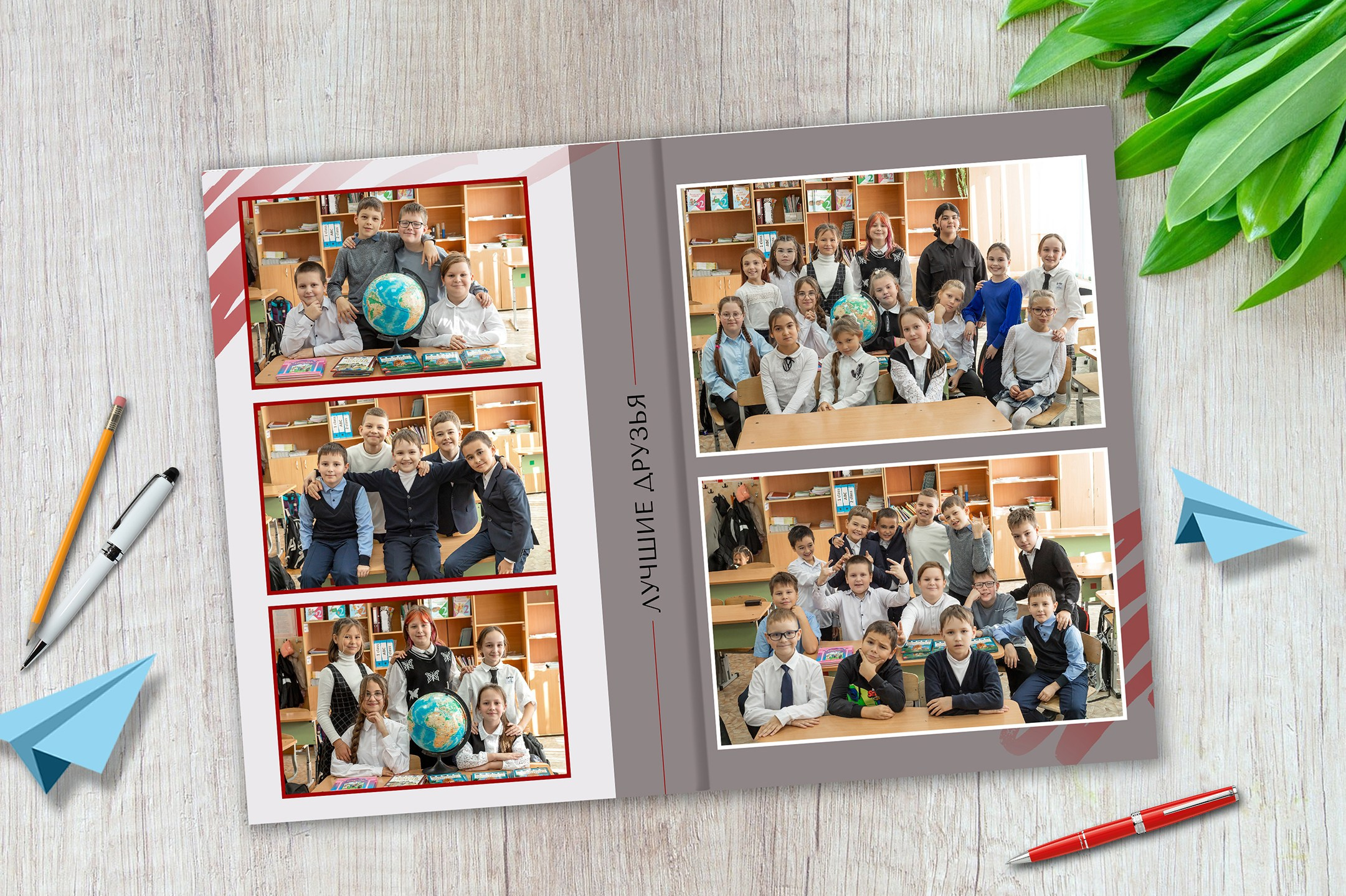 Альбом для детей начальной школы. Выпускные альбомы. Фотостудия «Олеся»