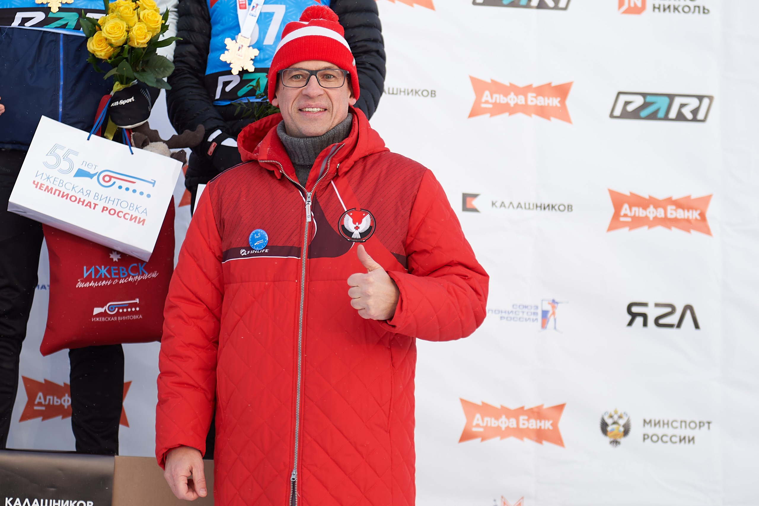 Биатлон. Чемпионат России — 2024/2025, 3-й этап, Ижевск. Спринт. Мужчины. Спортивный репортажный фотограф в Ижевске Сергей Мерзляков