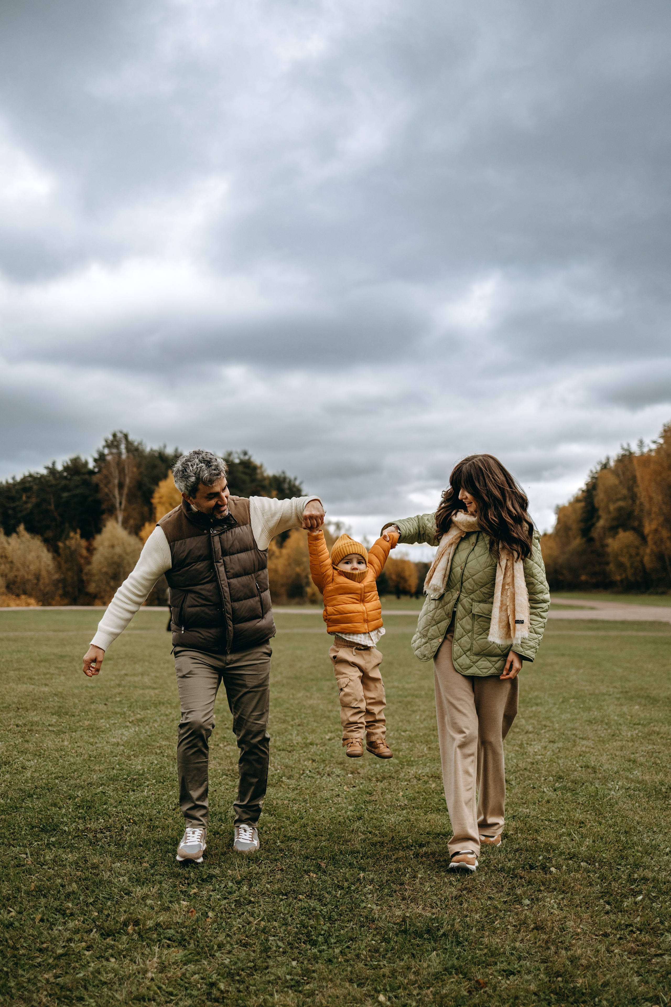 Осенняя семейная съемка. Фотограф Анималист в Москве Анастасия Жучкова