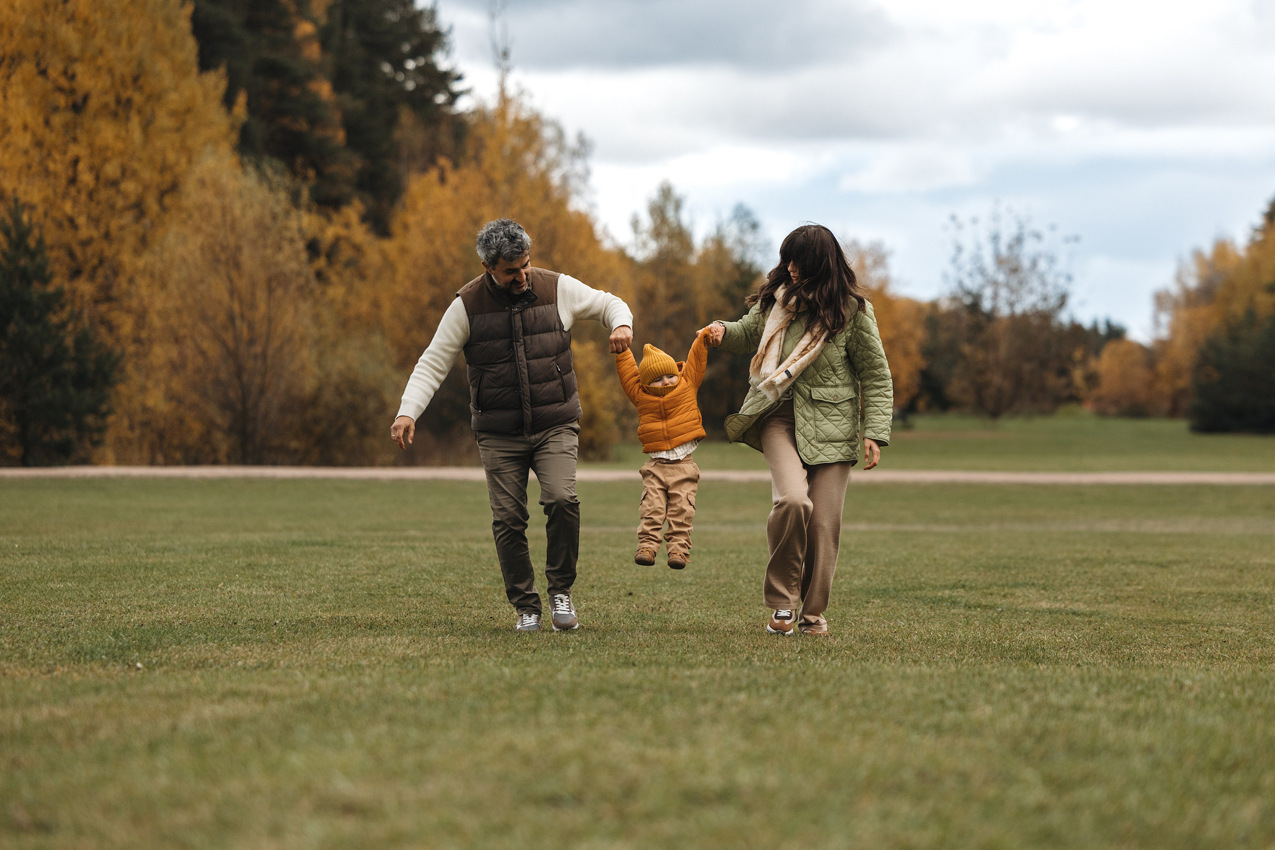 Осенняя семейная съемка. Фотограф Анималист в Москве Анастасия Жучкова