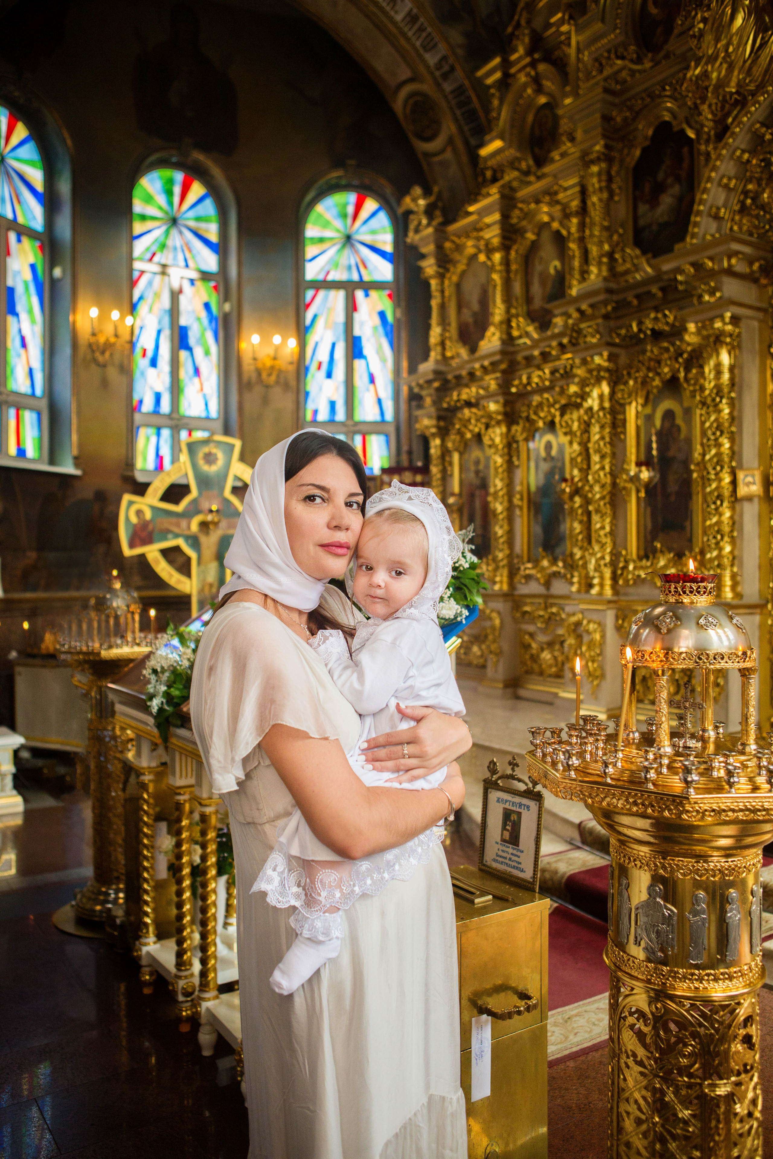 Крещение Дарьи. Храм в честь иконы Божией Матери Целительница. Свадебный семейный и детский фотограф в Краснодаре Карина Федоровская