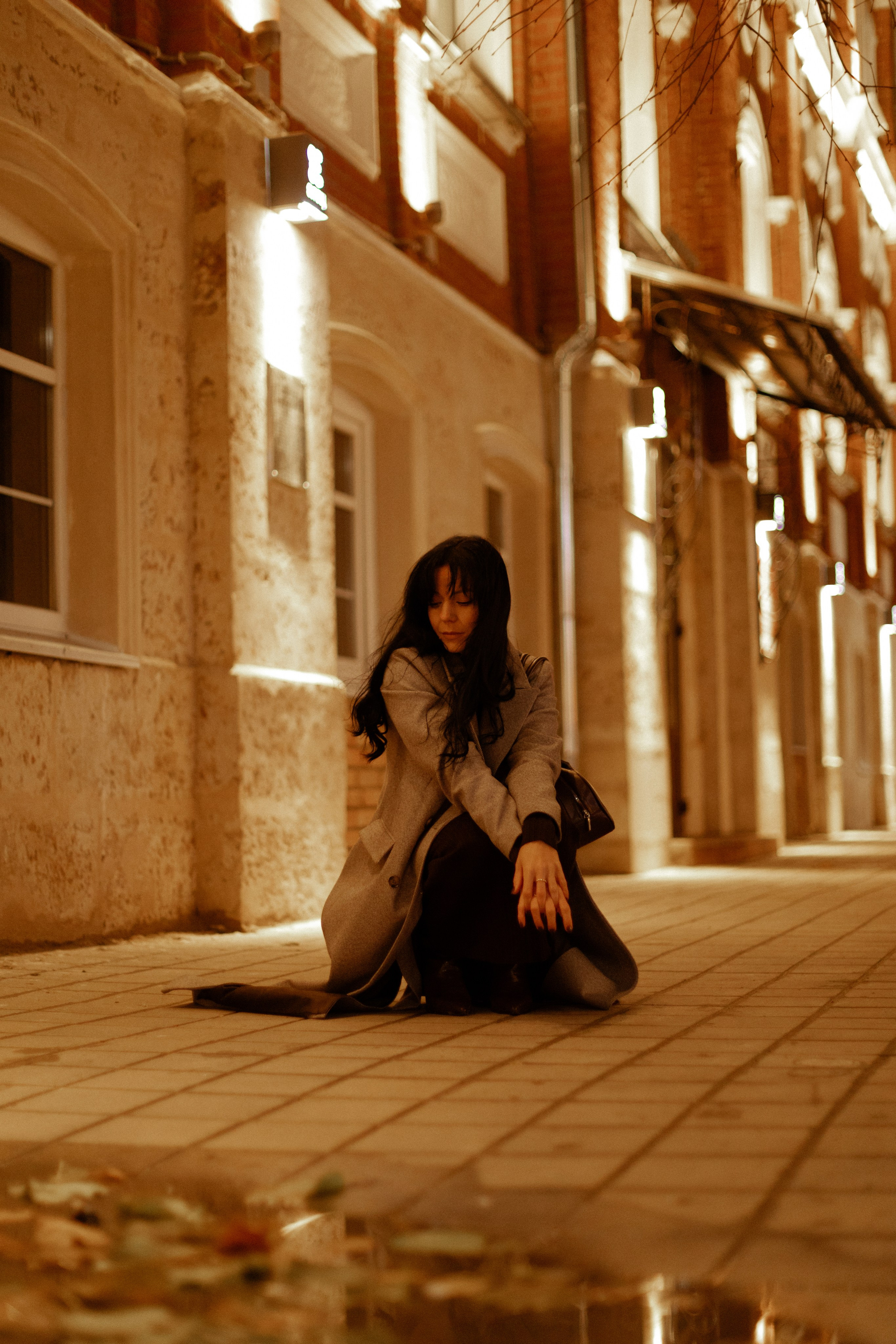 Светлана. Прогулка по ночному городу. Фотограф Мария Щеголькова. Чувственный женский портрет