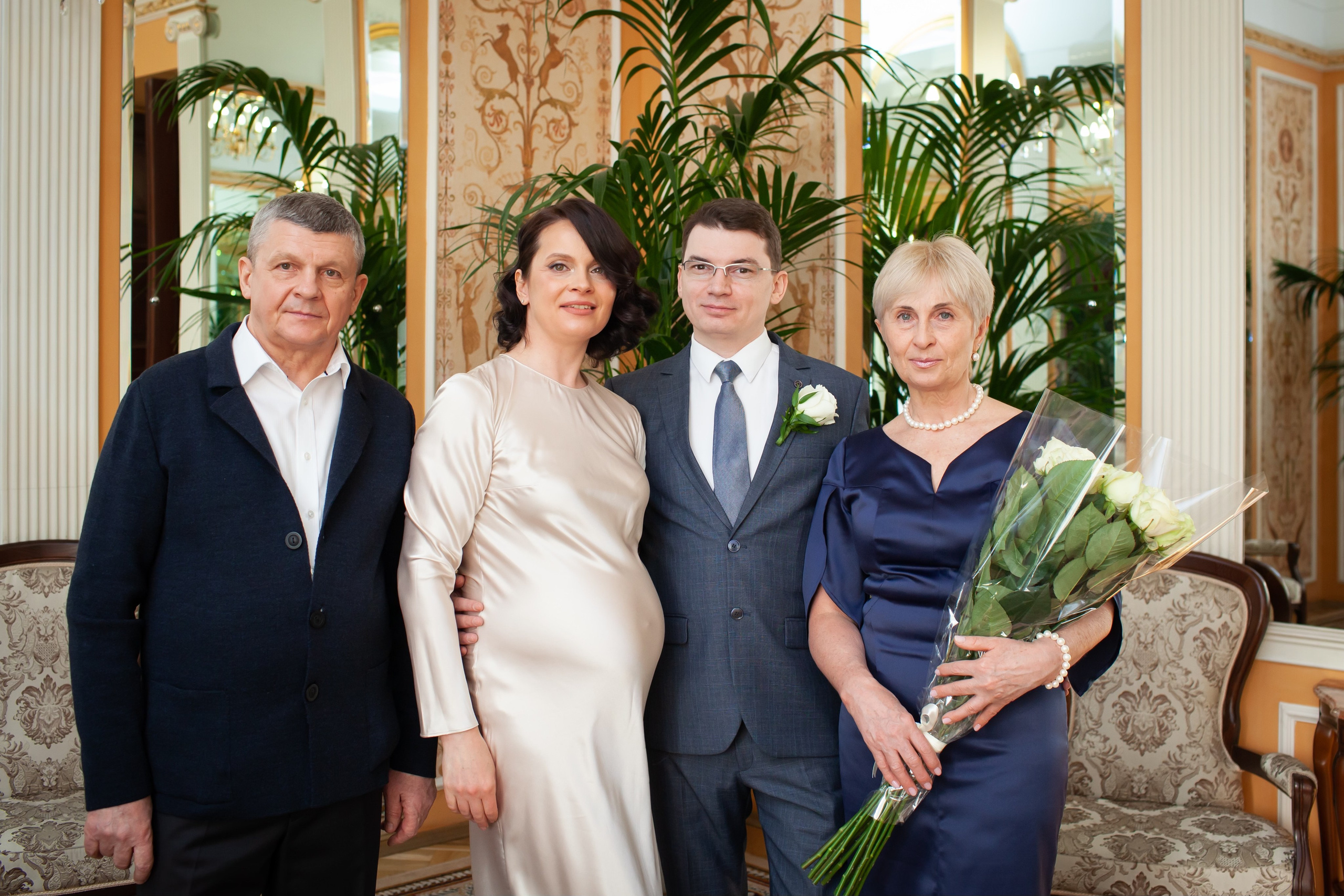 Съемка регистрации в Грибоедовском ЗАГСе. Фотографы в Москве Светлана Устинова и Сергей Грачев