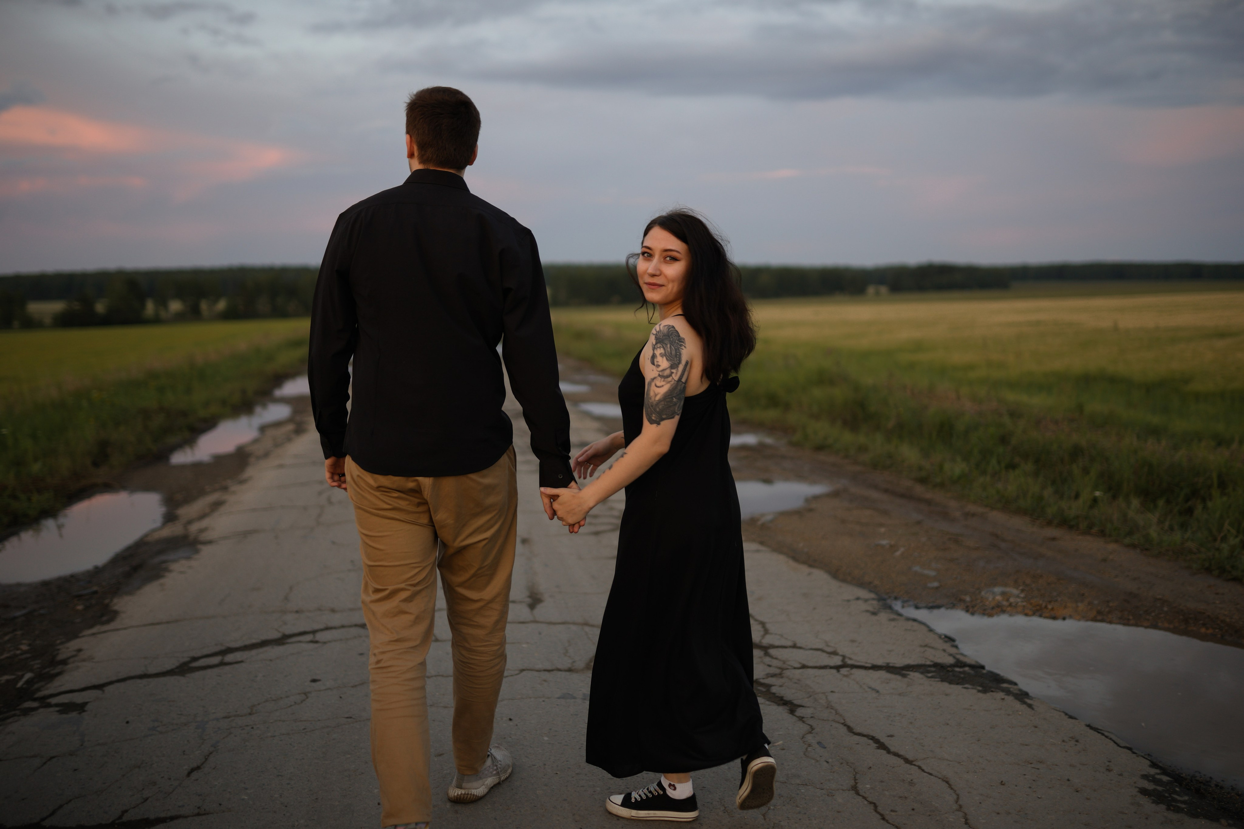 Поздний закат