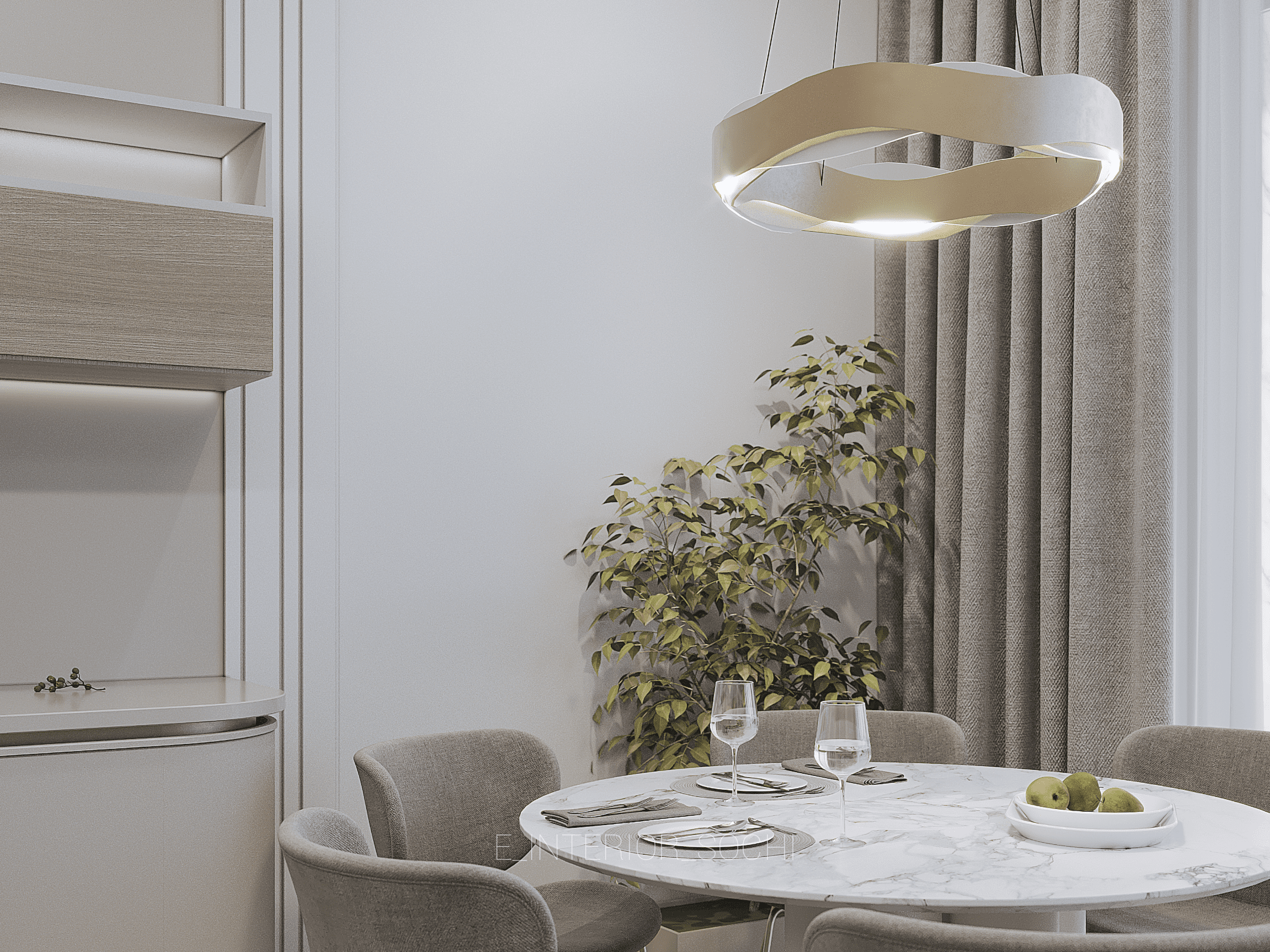 PINA_COLADA. Дизайн интерьера Евгения Тисленко