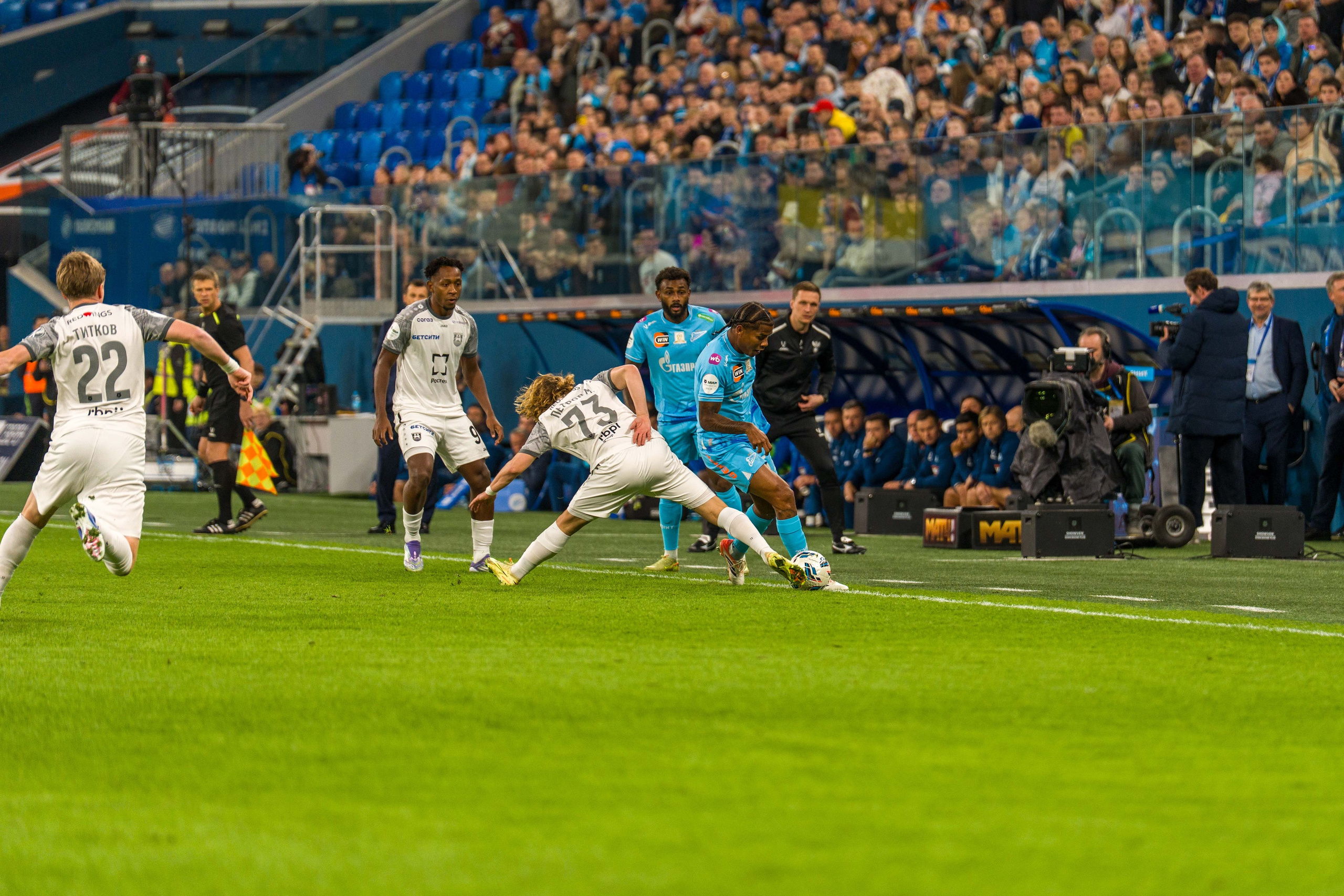 Zenit vs Baltika — RPL 2025/26 match gallery at Gazprom Arena | Anton Gauf. Sports Photographer in Saint Petersburg | Anton Hauff
