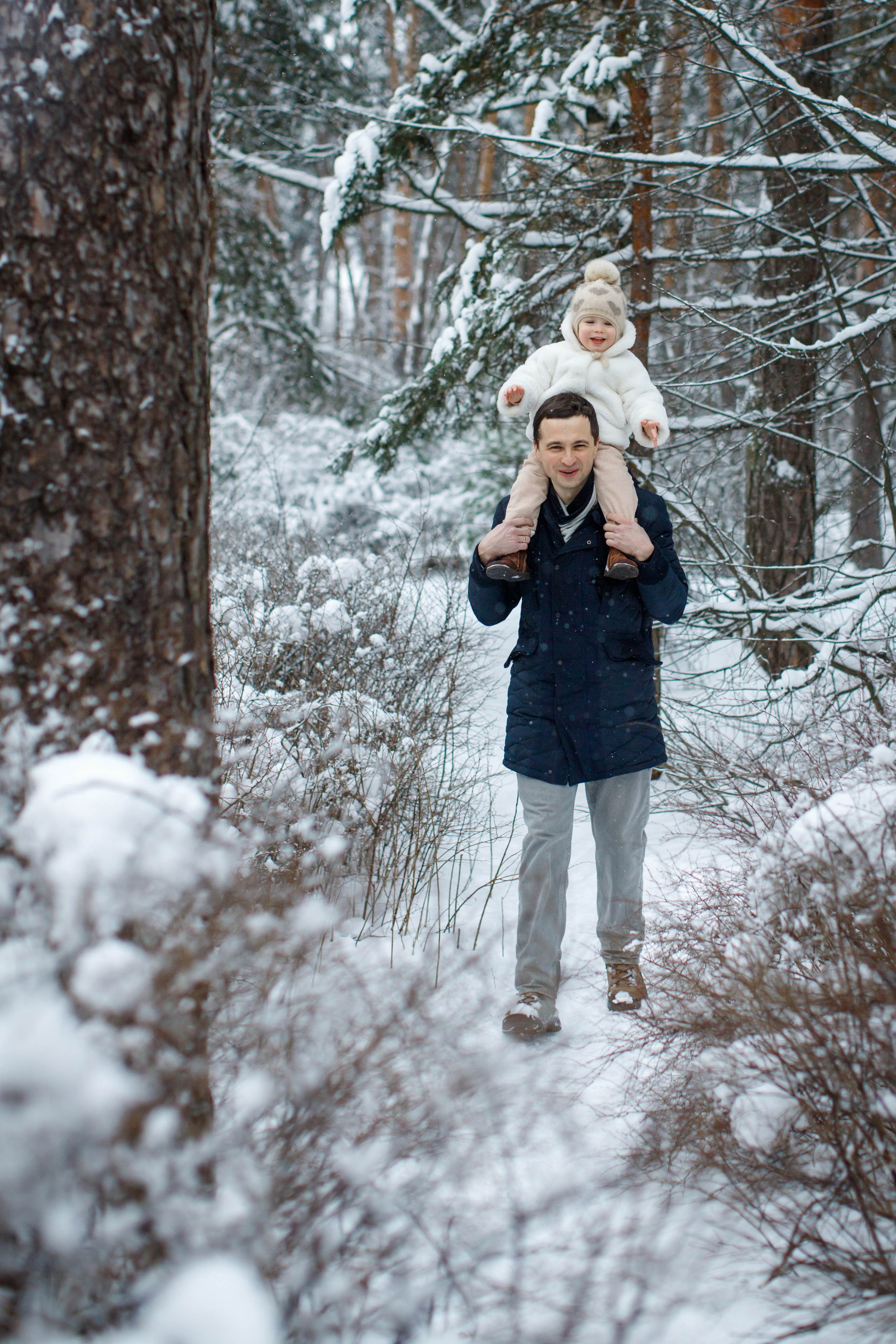 Зимние объятия. Детский и семейный фотограф Мария Киселёва. Москва