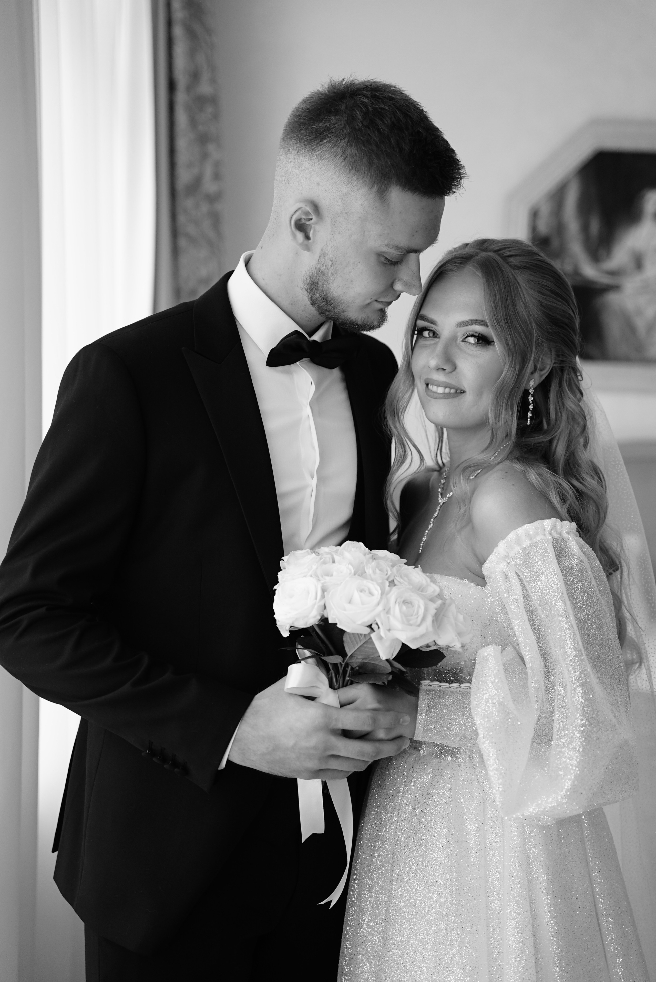 Никита и Галина чб. Свадебный фотограф в Самаре Анна Ковалева