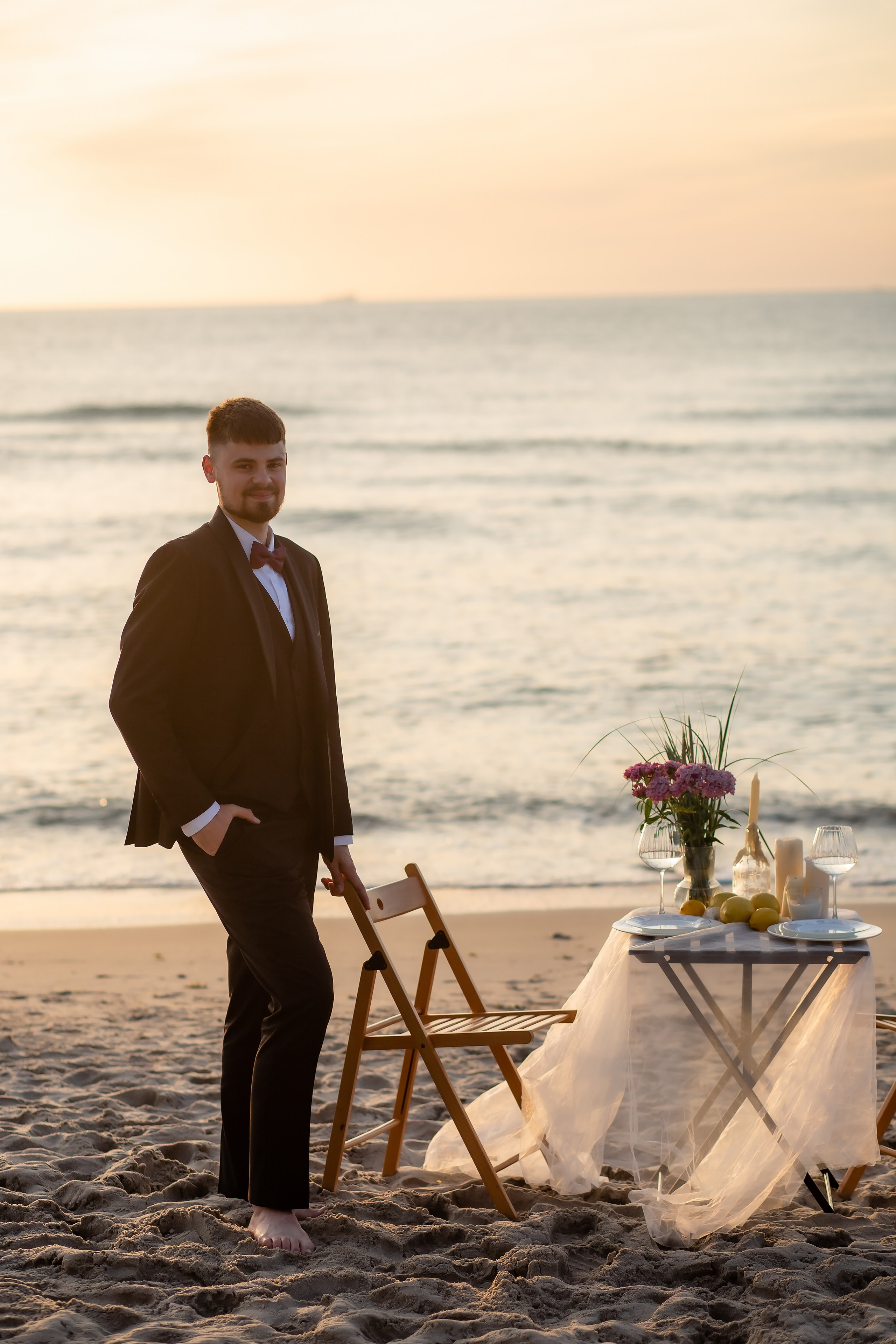 Александра и Влад. На закате. Фотограф в Калининграде Решетникова Алина