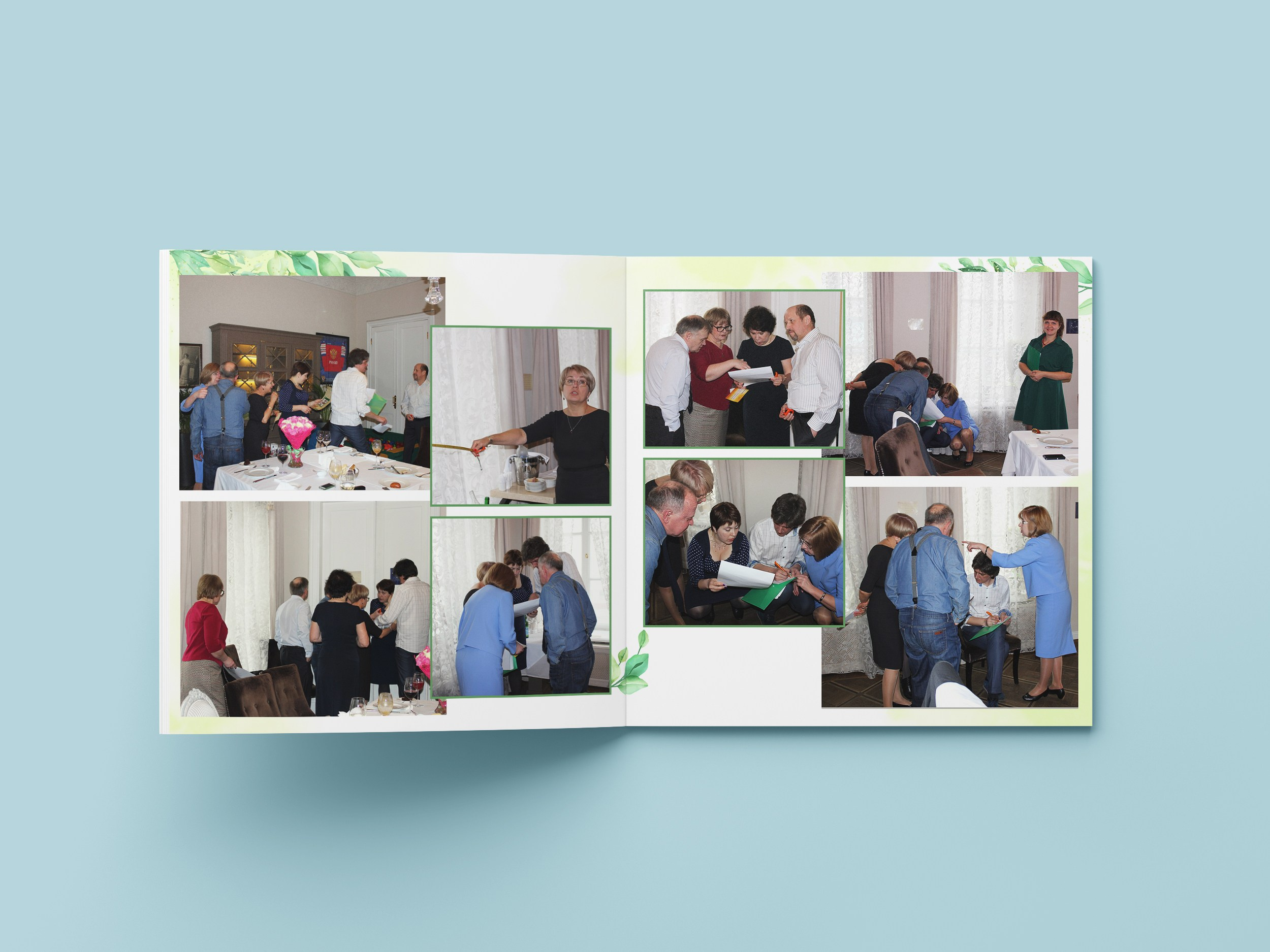 Юбилейный альбом. Дизайн Листья. Ольга Чёкотова (Фотограф Кострома)