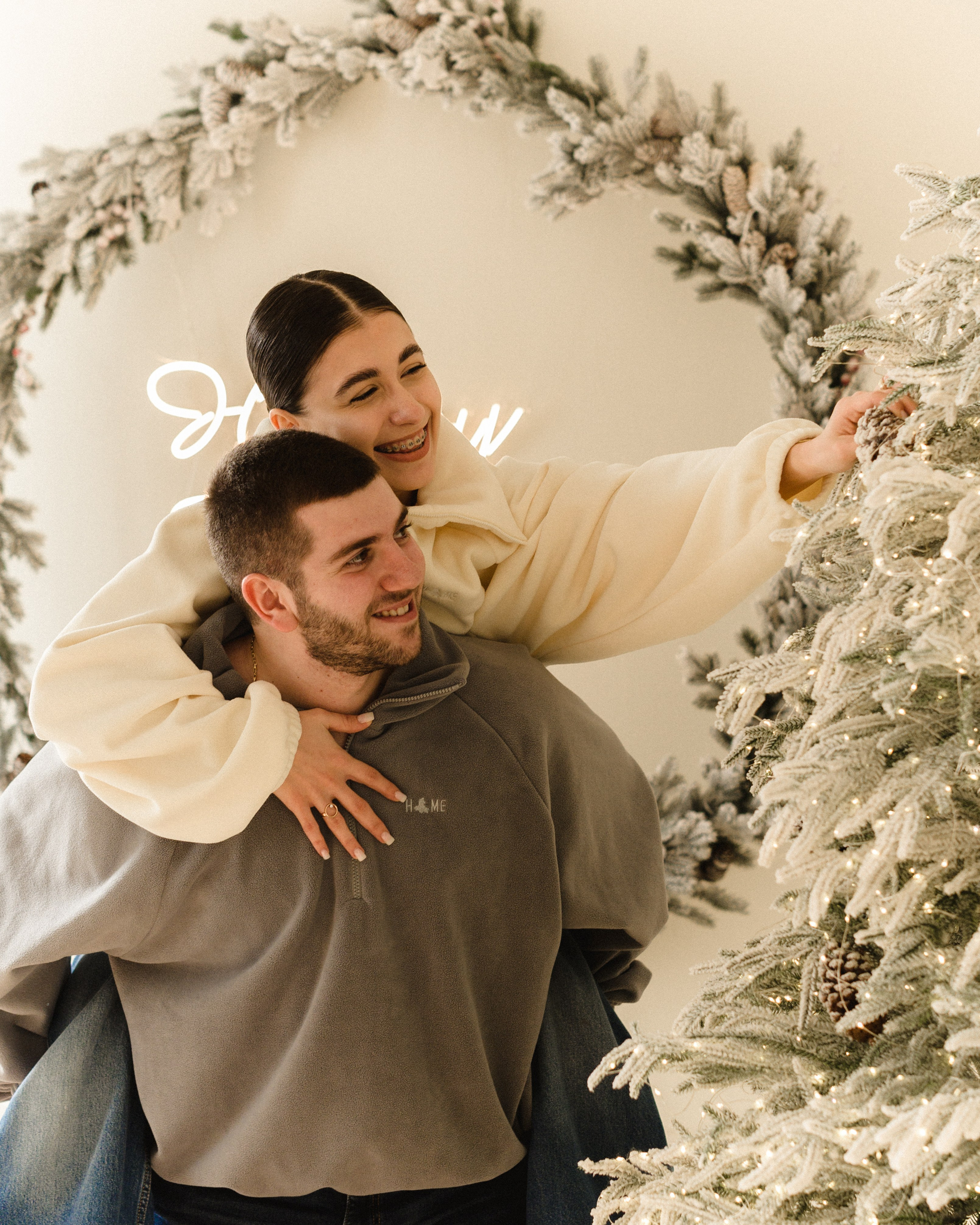 Лав стори новогодняя в студии Modo