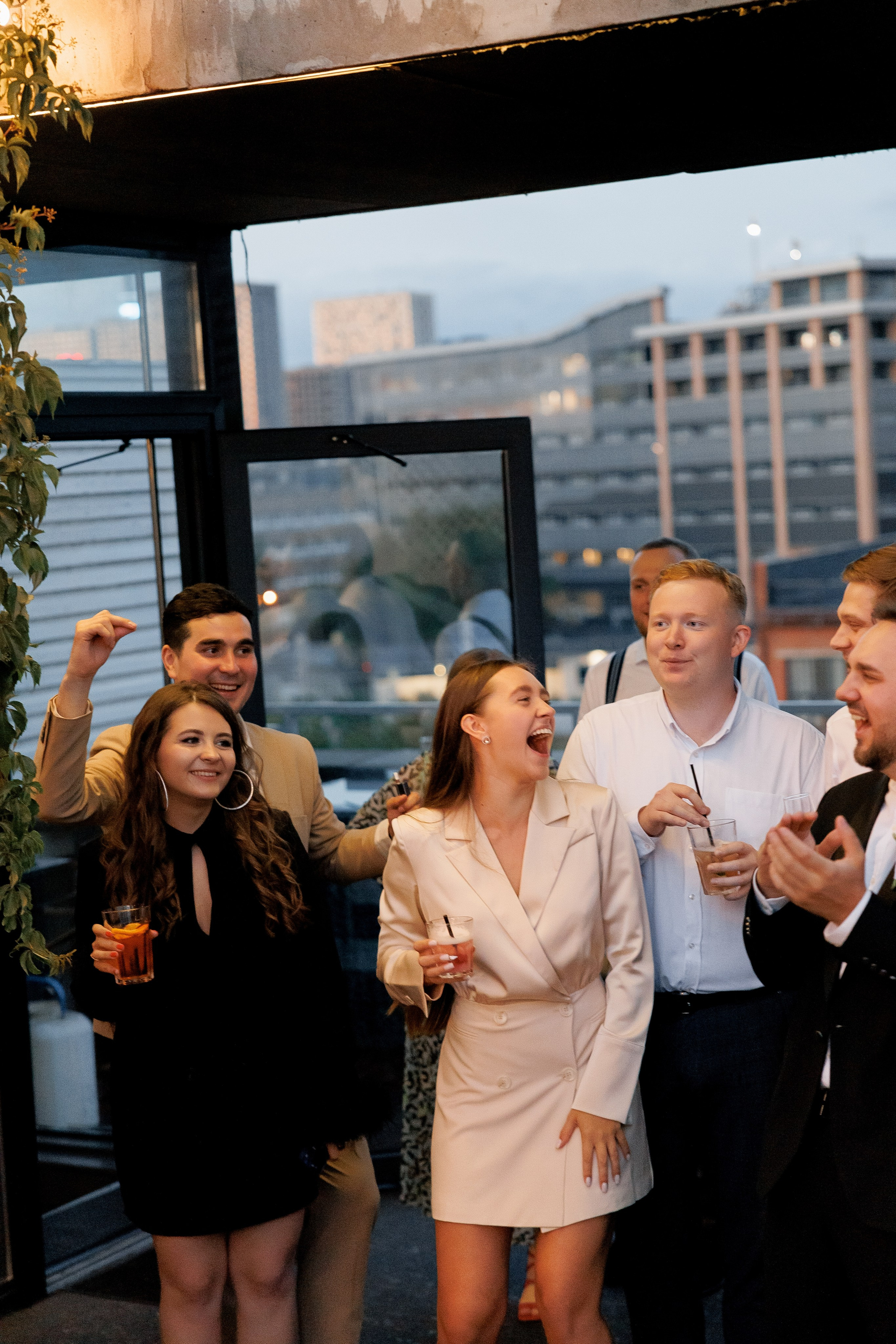 Свадебная вечеринка лофт Телескоп. Свадебный фотограф Домодедово Москва Катерина Алехина