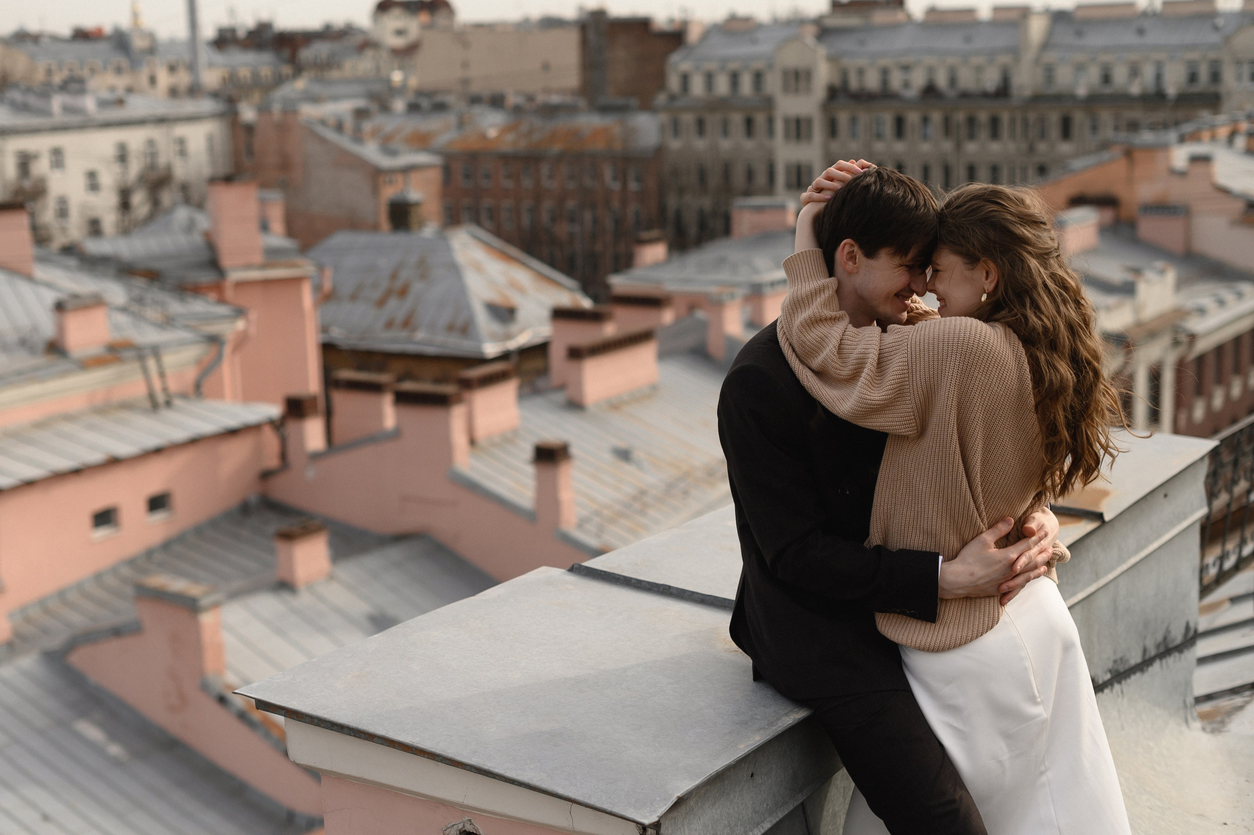 Питерский свадебный ужин и крыши…). Свадебный фотограф Тюмень Анастасия Битная