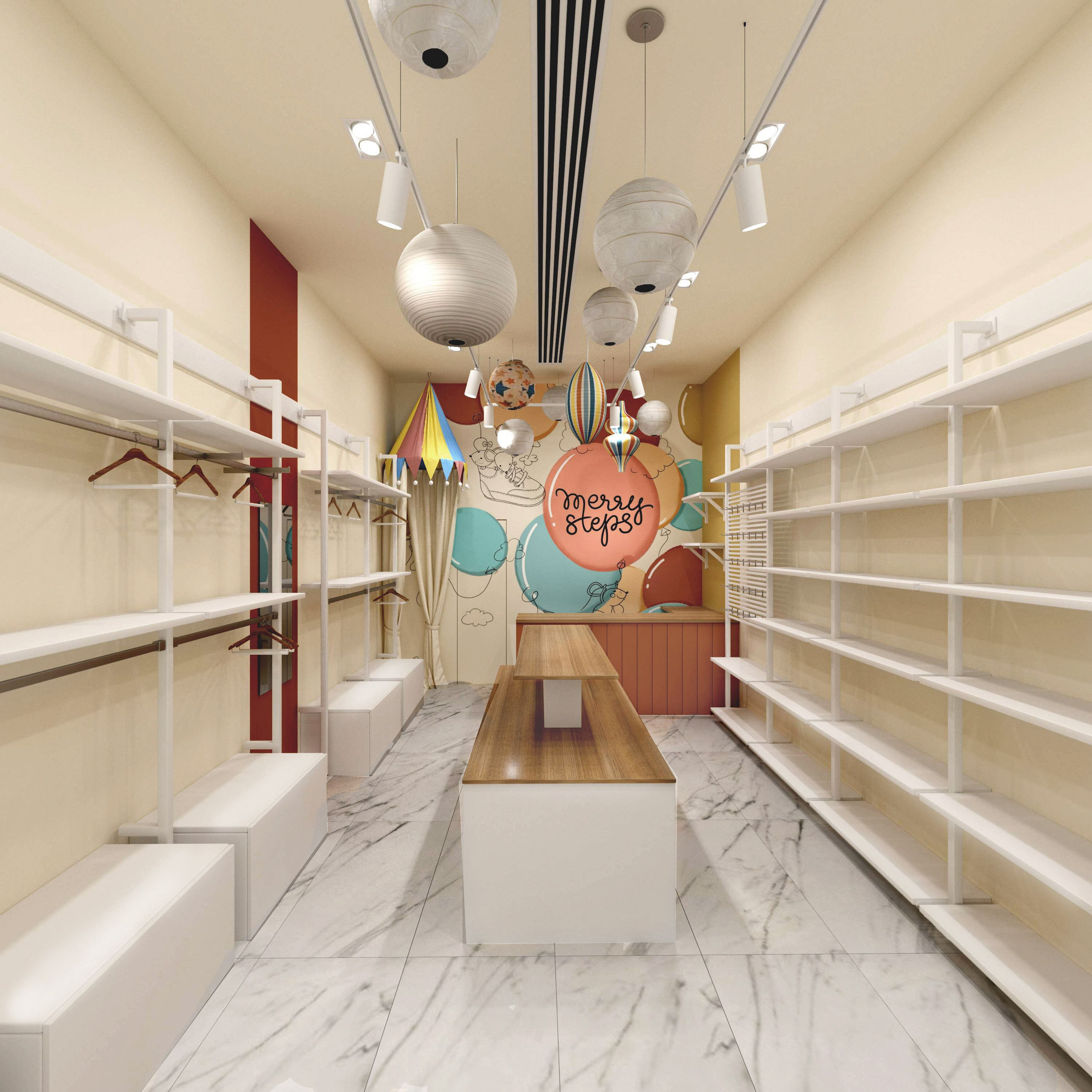 Herzliya, 7Stars Mall. Olga Goldina architectural interior design, styling and staging