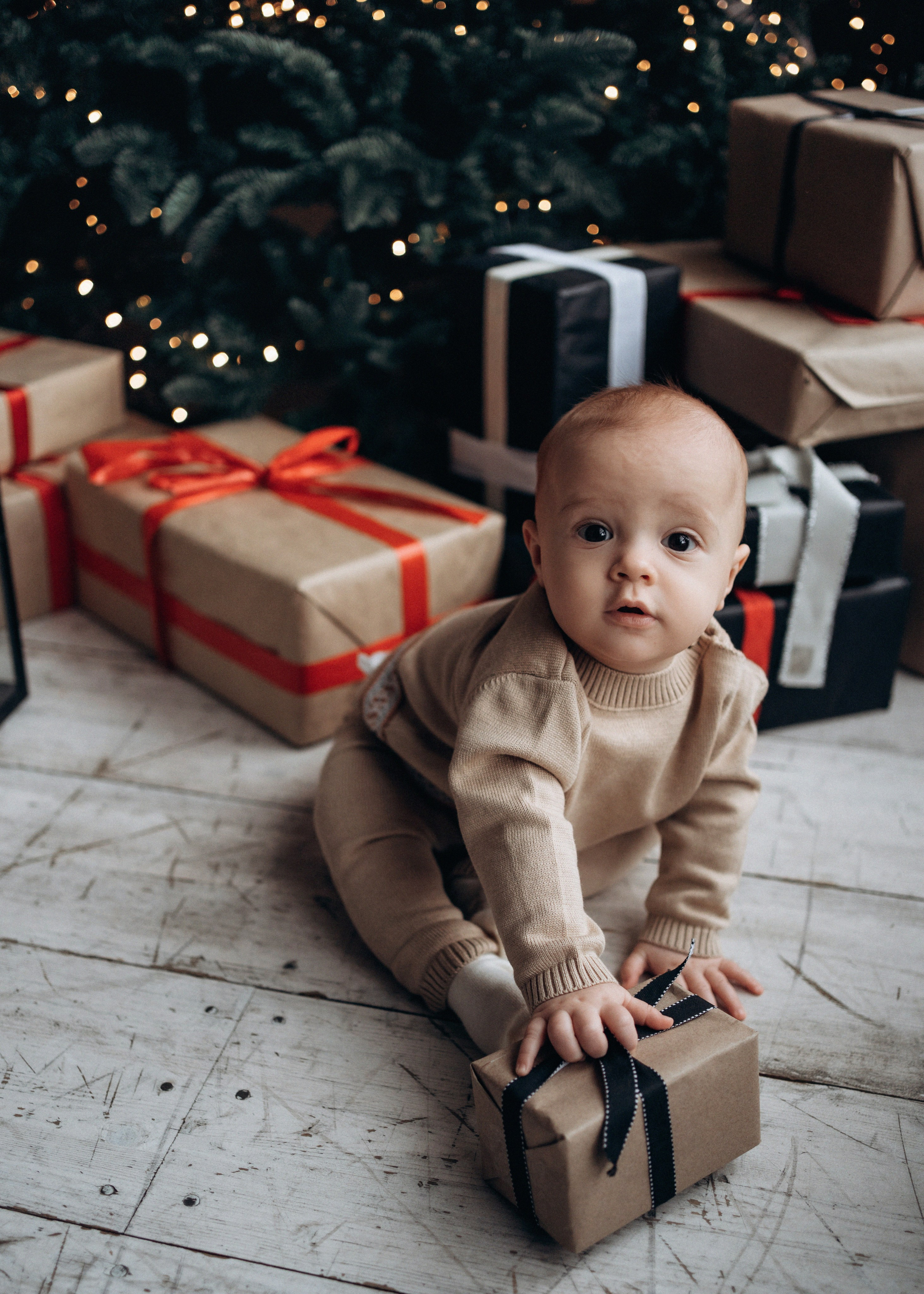 Рождественская история. Фотограф новорожденных и малышей до года в Москве Анастасия Соколова
