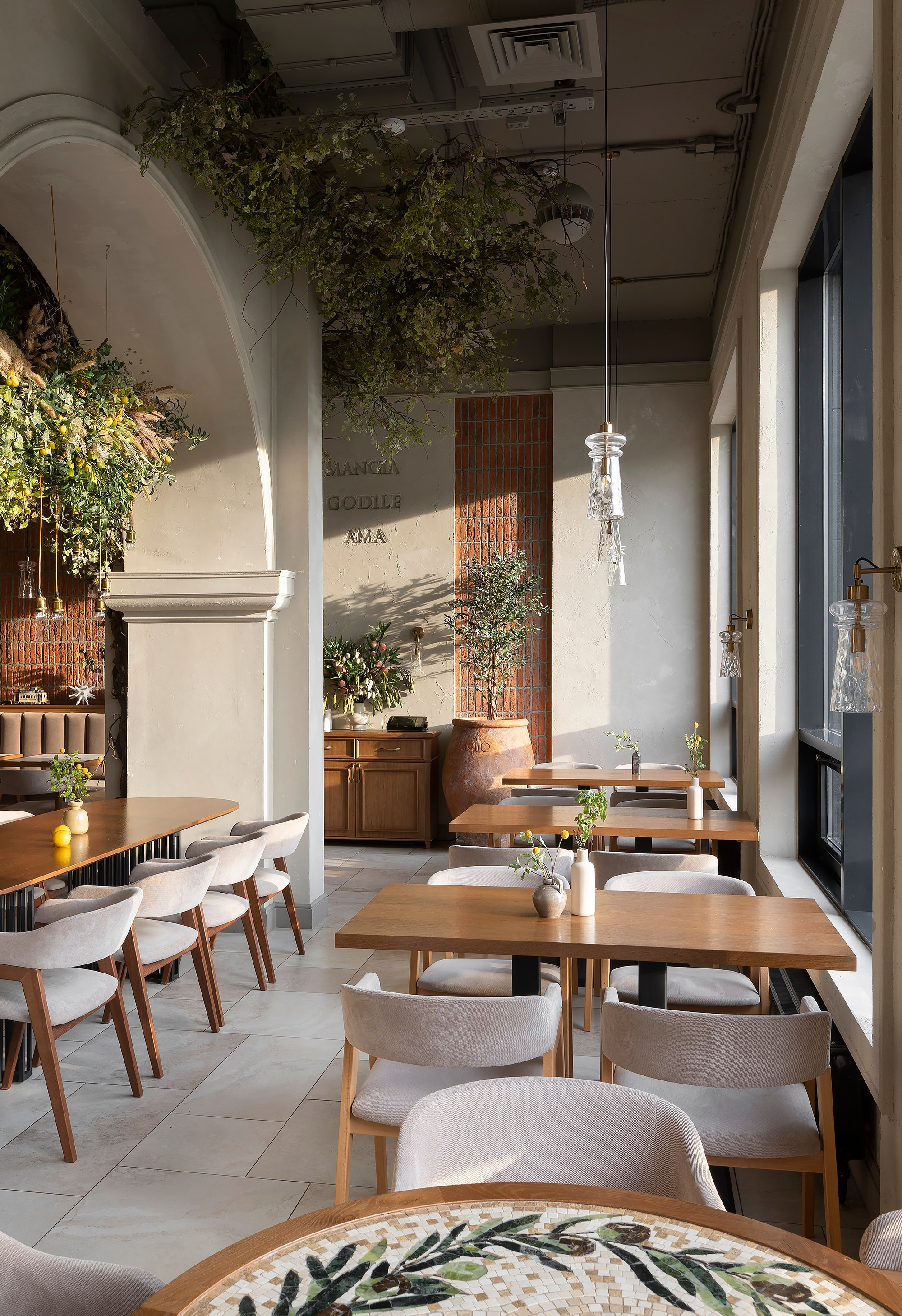 Итальянское бистро «Olio». Интерьерный фотограф Георгий Трушкин Казань Москва Россия