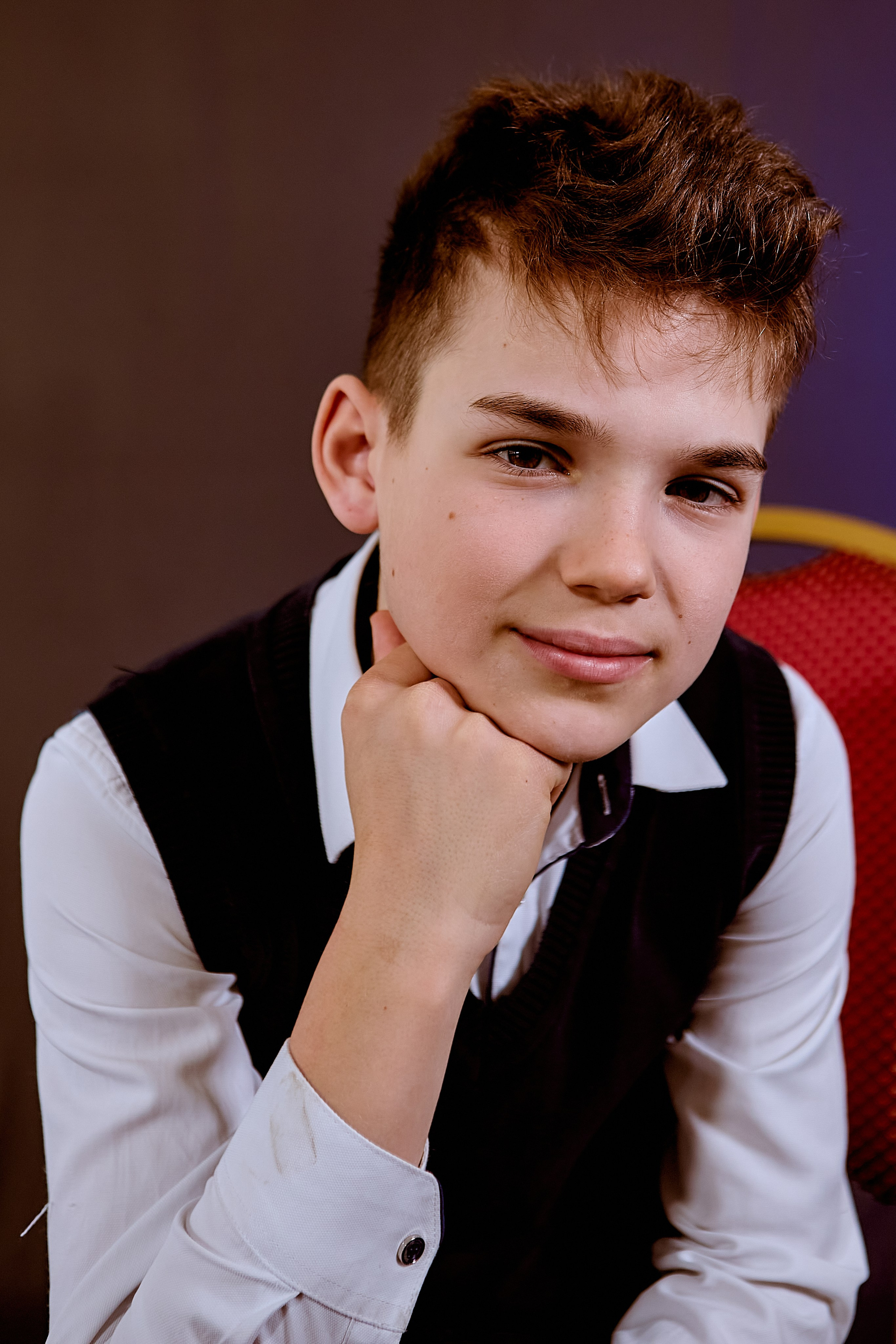 Школьная фотосессия учеников 6 класса