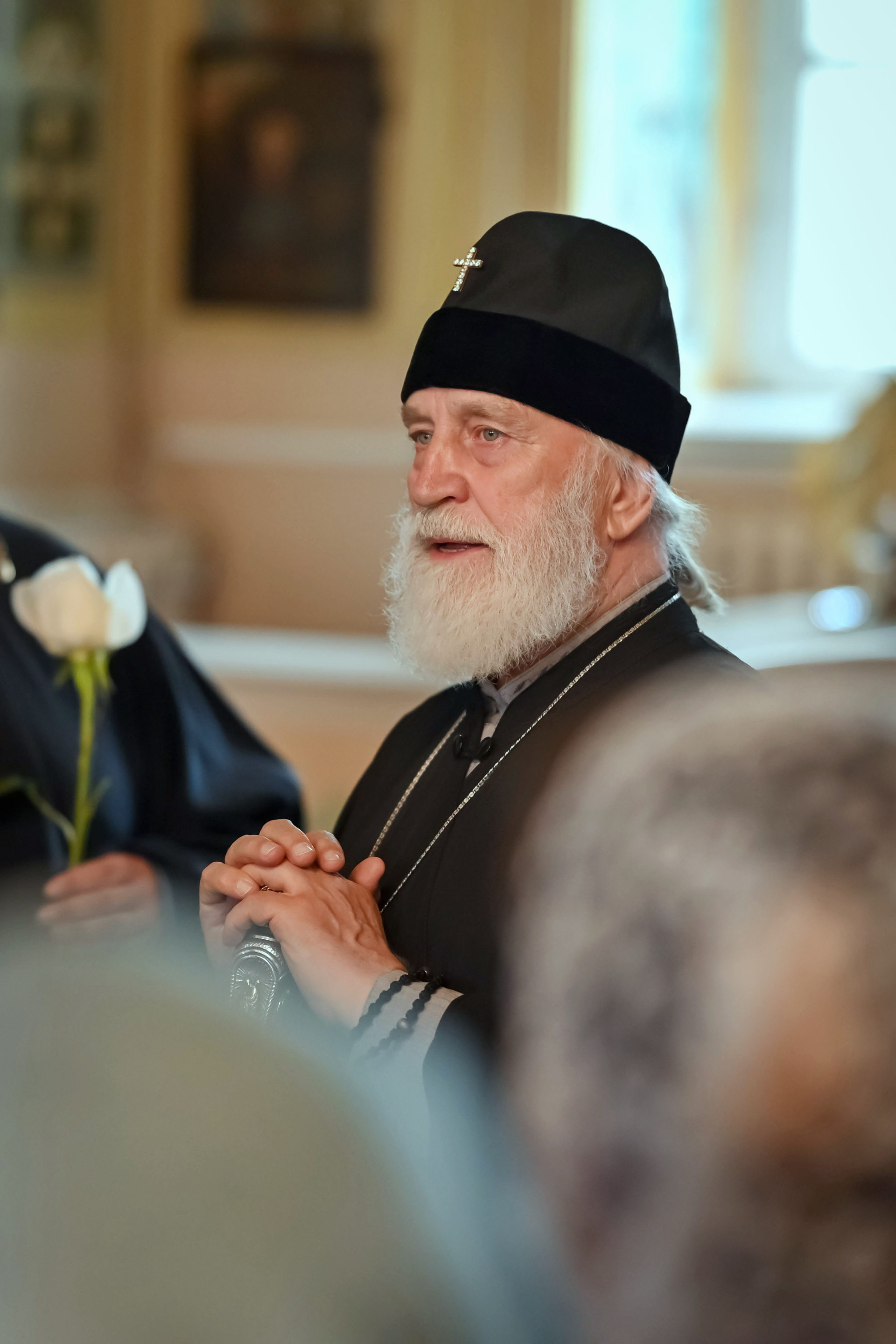 Митрополит Крутицкий Коломенский Павел в Георгиевском храме с. Ванилово. Семейный фотограф в г. Воскресенск Наталия Молева